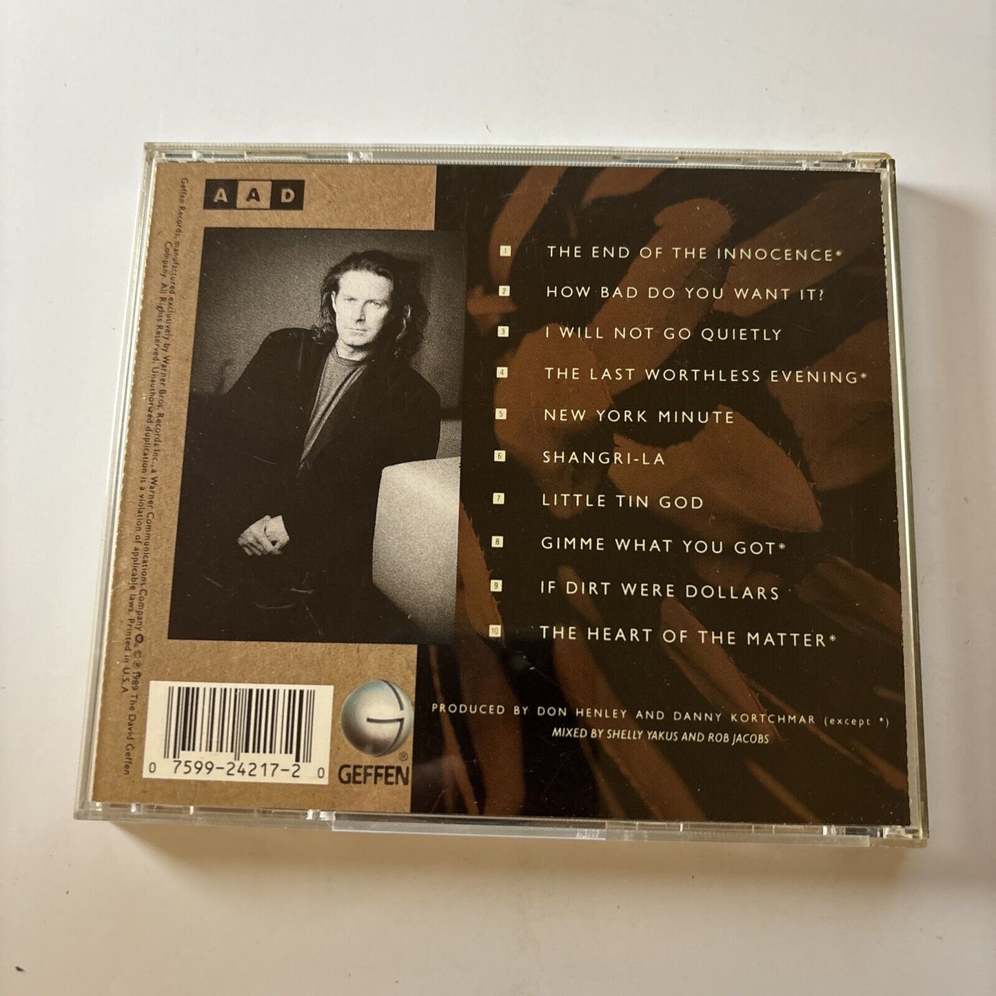 Don Henley The End Of The Innocence CD 1989 Retro Unit Don henley the end of the innocence cd 1989 retro unit