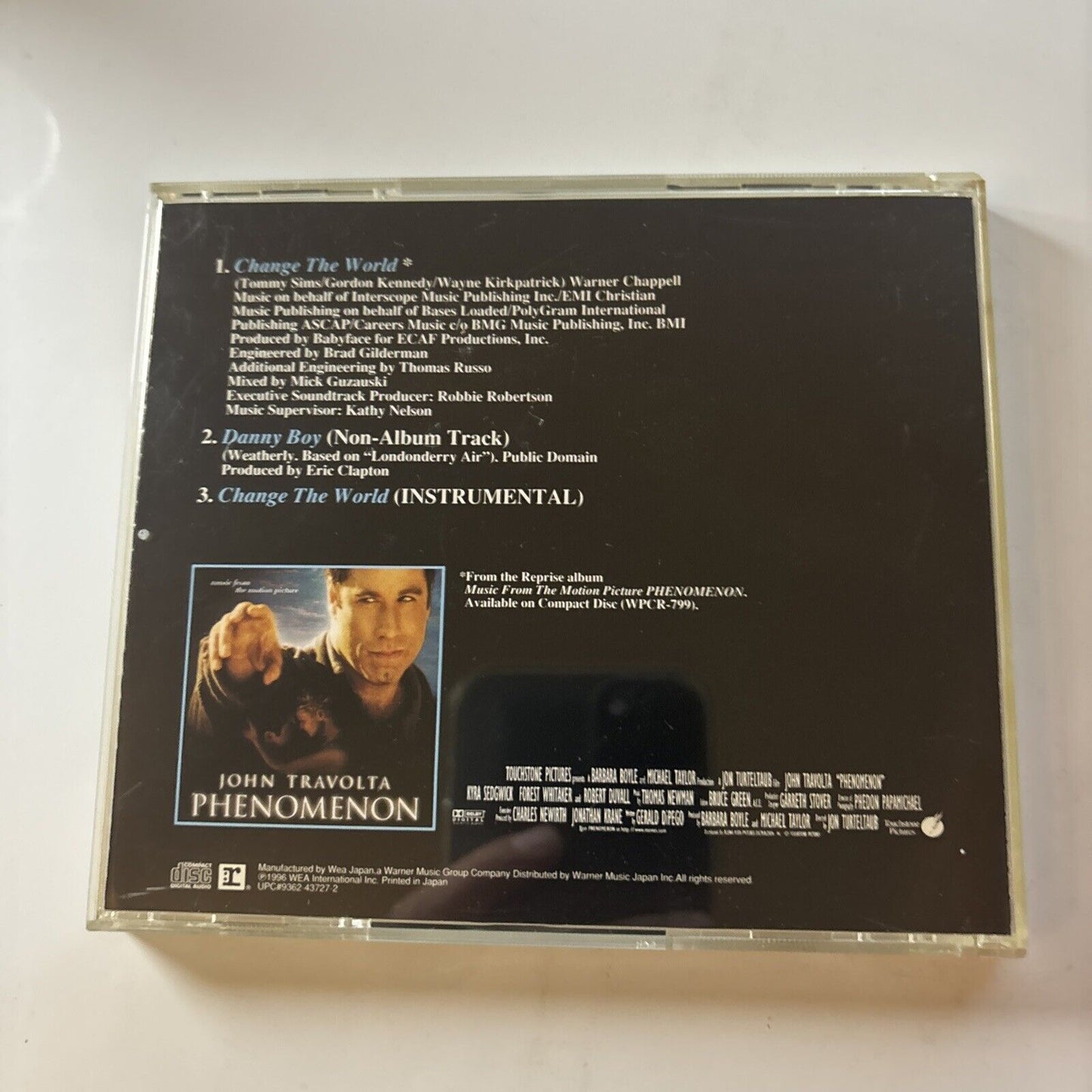 Eric Clapton - Change The World (CD, 1996) Japan Wpcr-810