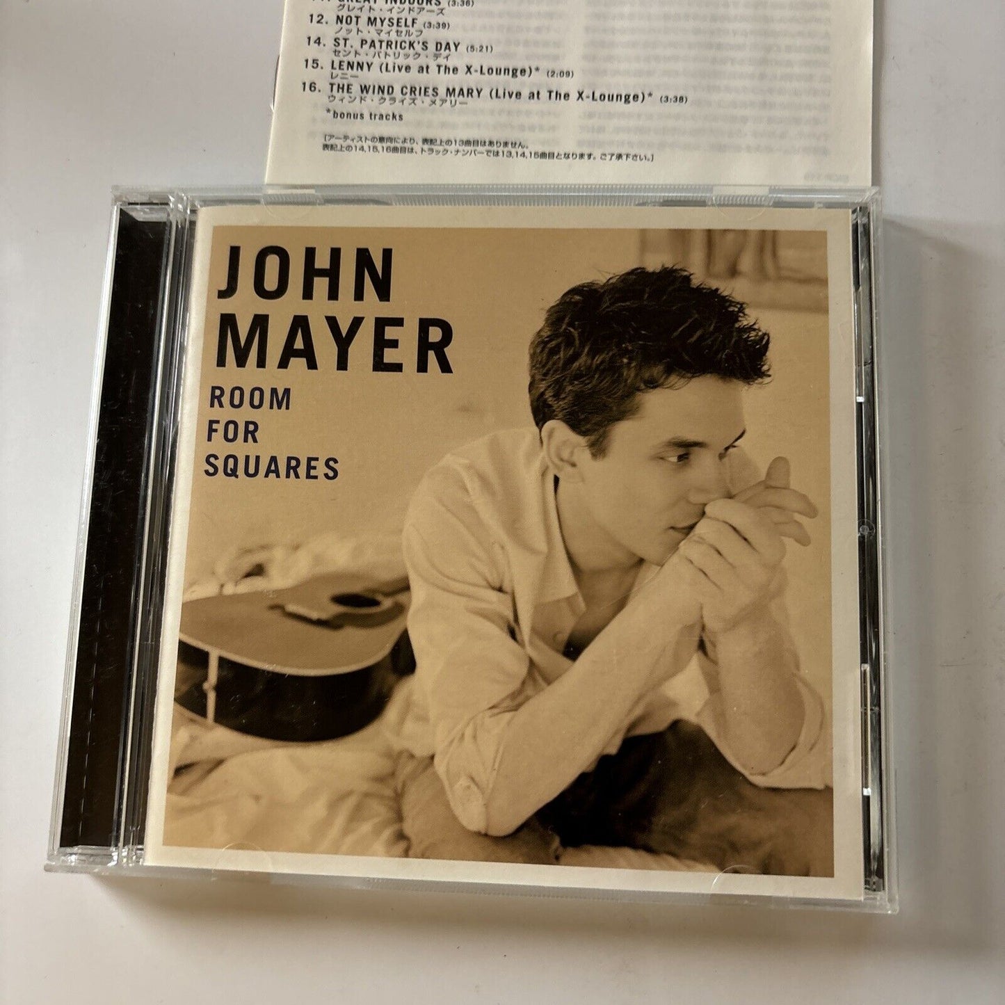 John Mayer - Room for Squares [Bonus Track] (CD, 2001) Japan SICP-119