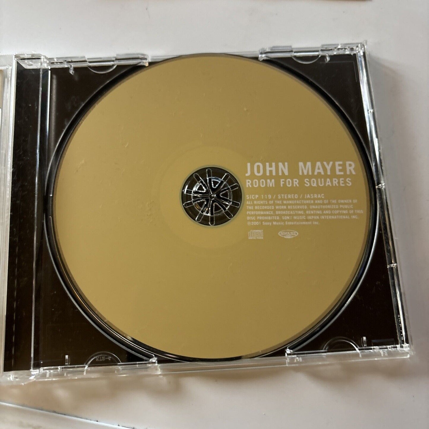 John Mayer - Room for Squares [Bonus Track] (CD, 2001) Japan SICP-119