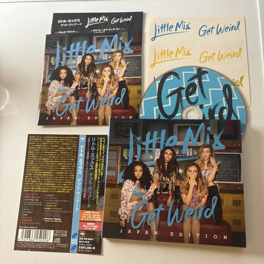 Little Mix - Get Weird - Japan Edition & Stickers (CD, 2015) Japan Obi Sicp-4576