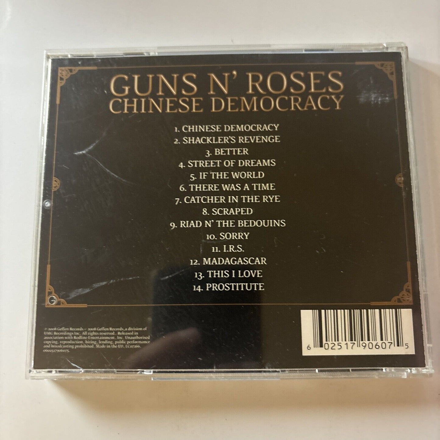 Guns N' Roses - Chinese Democracy  (CD, 2008)