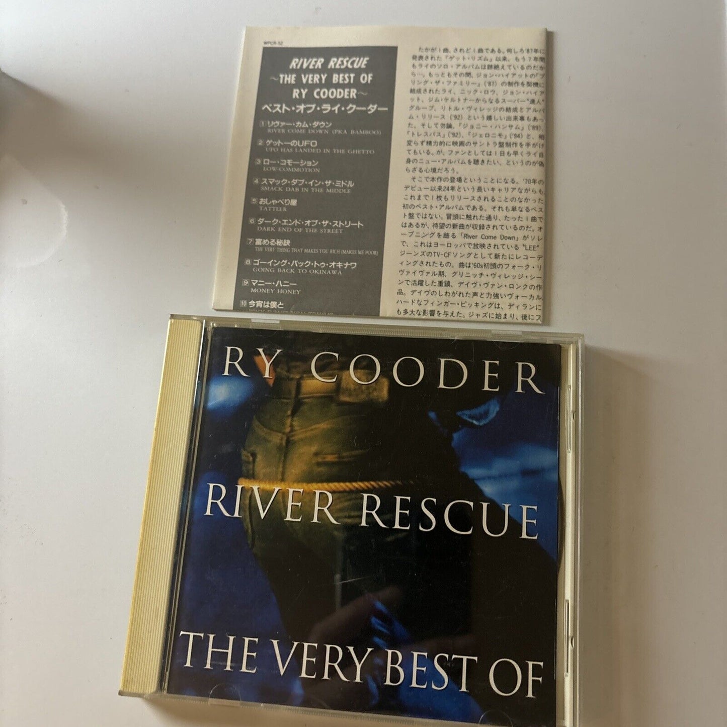 Ry Cooder - River Rescue - The Very Best Of (CD, 1994) Japan Wpcr-52
