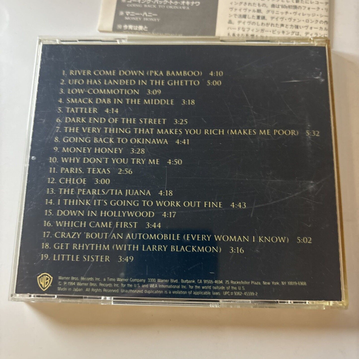 Ry Cooder - River Rescue - The Very Best Of (CD, 1994) Japan Wpcr-52