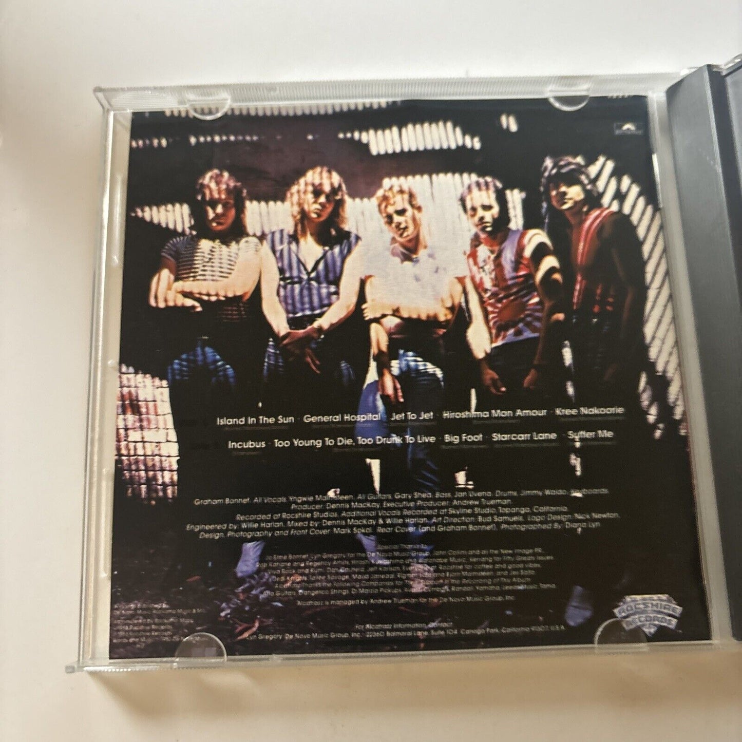 Alcatraz - No Parole From Rock 'n' Roll (CD, 1983) Japan Pocp-1835