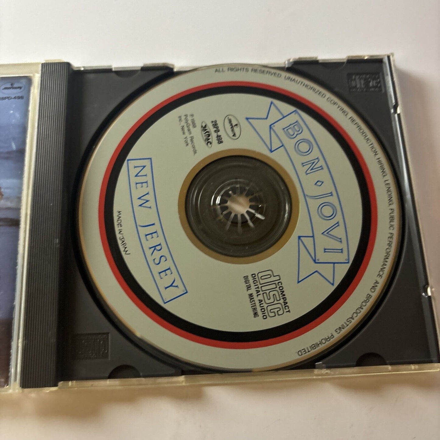 Bon Jovi - New Jersey (CD, 1989) Japan 28pd-498