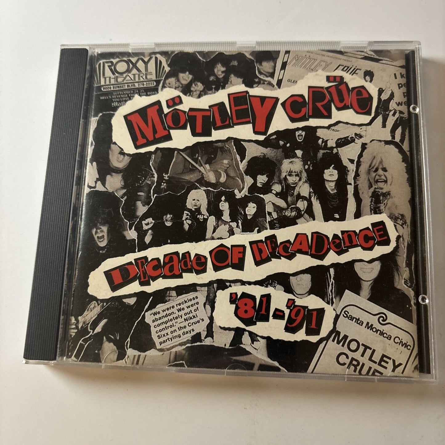 Mötley Crüe - Decade of Decadence (CD, 1991) 961204-2