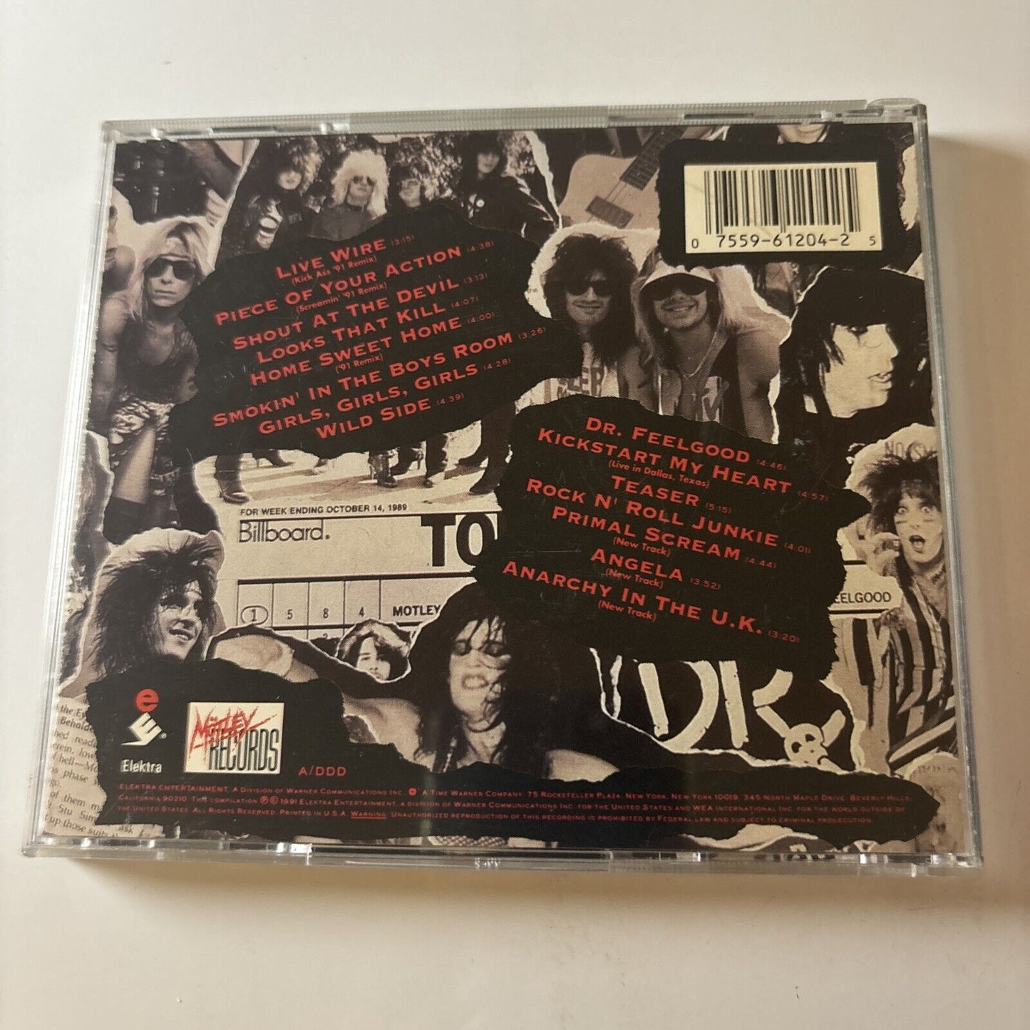 Mötley Crüe - Decade of Decadence (CD, 1991) 961204-2