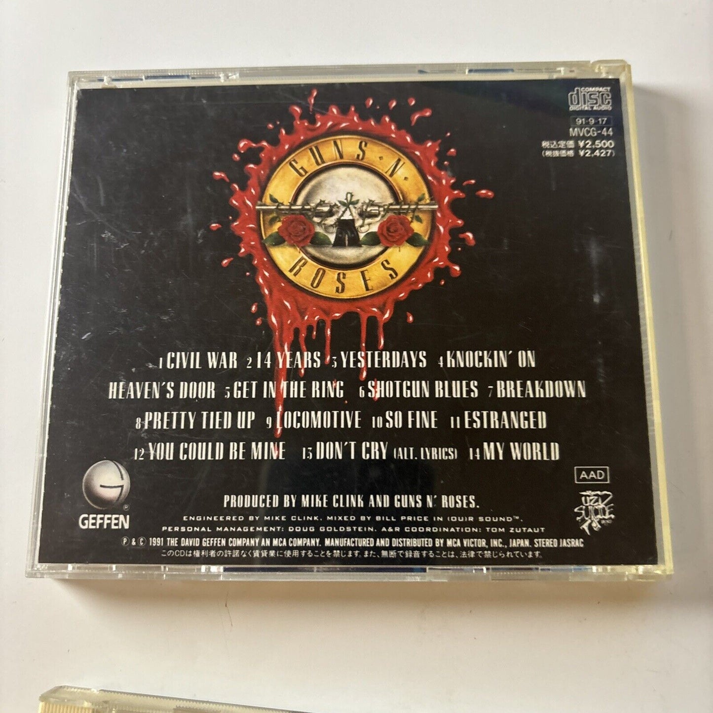 Guns N' Roses - Use Your Illusion 1 & 2 (CD, 2-Disc) Japan Mvcg-43 Mvcg-44