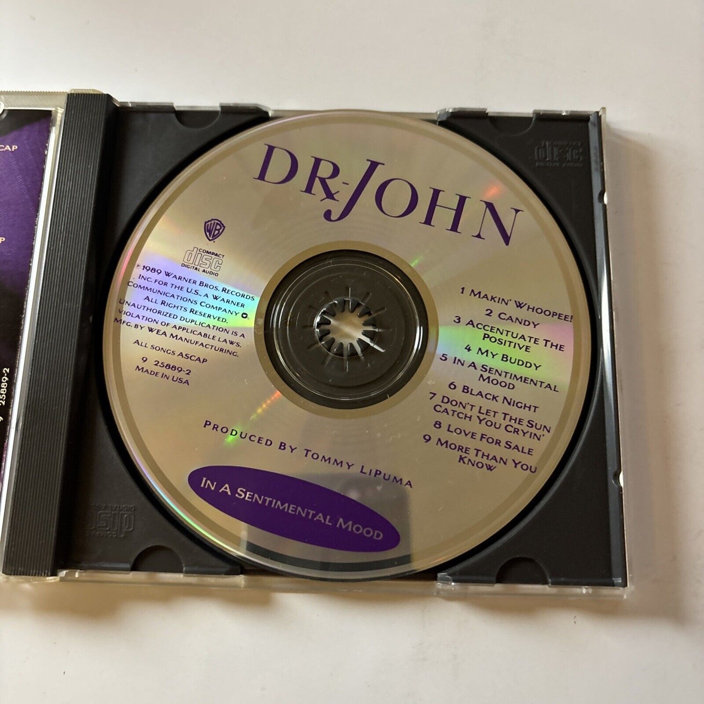 Dr. John - In a Sentimental Mood (CD, 1988) 925889-2