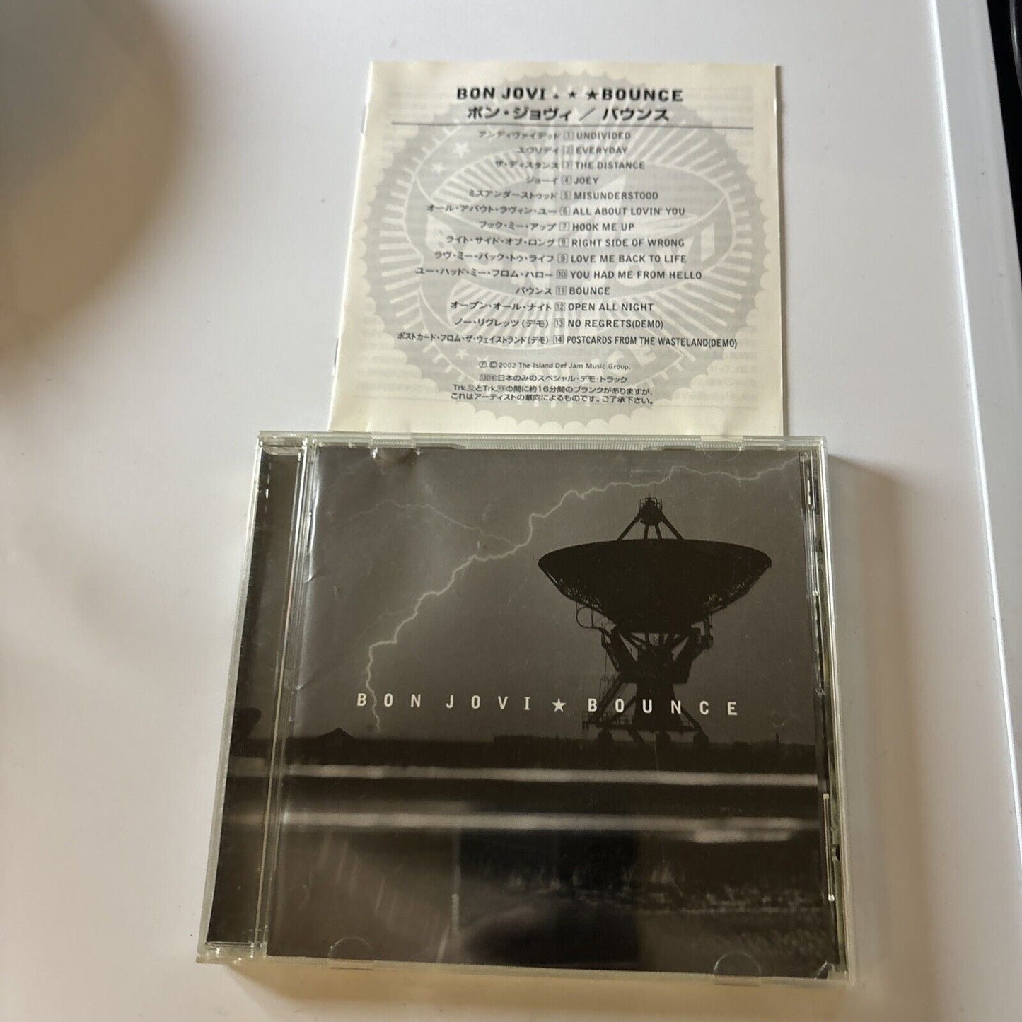 Bon Jovi - Bounce (CD, 2002) Japan Uicl-1030