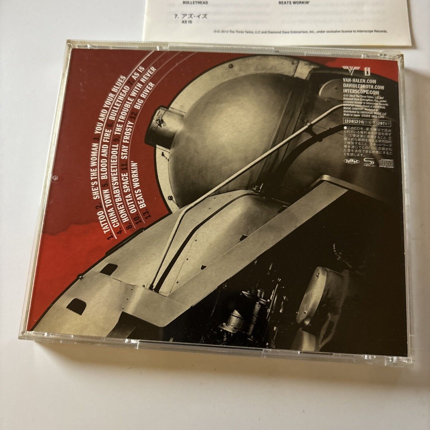 Van Halen - Different Kind Of Truth (CD, SHM-CD, 2012) Japan Uics-1245