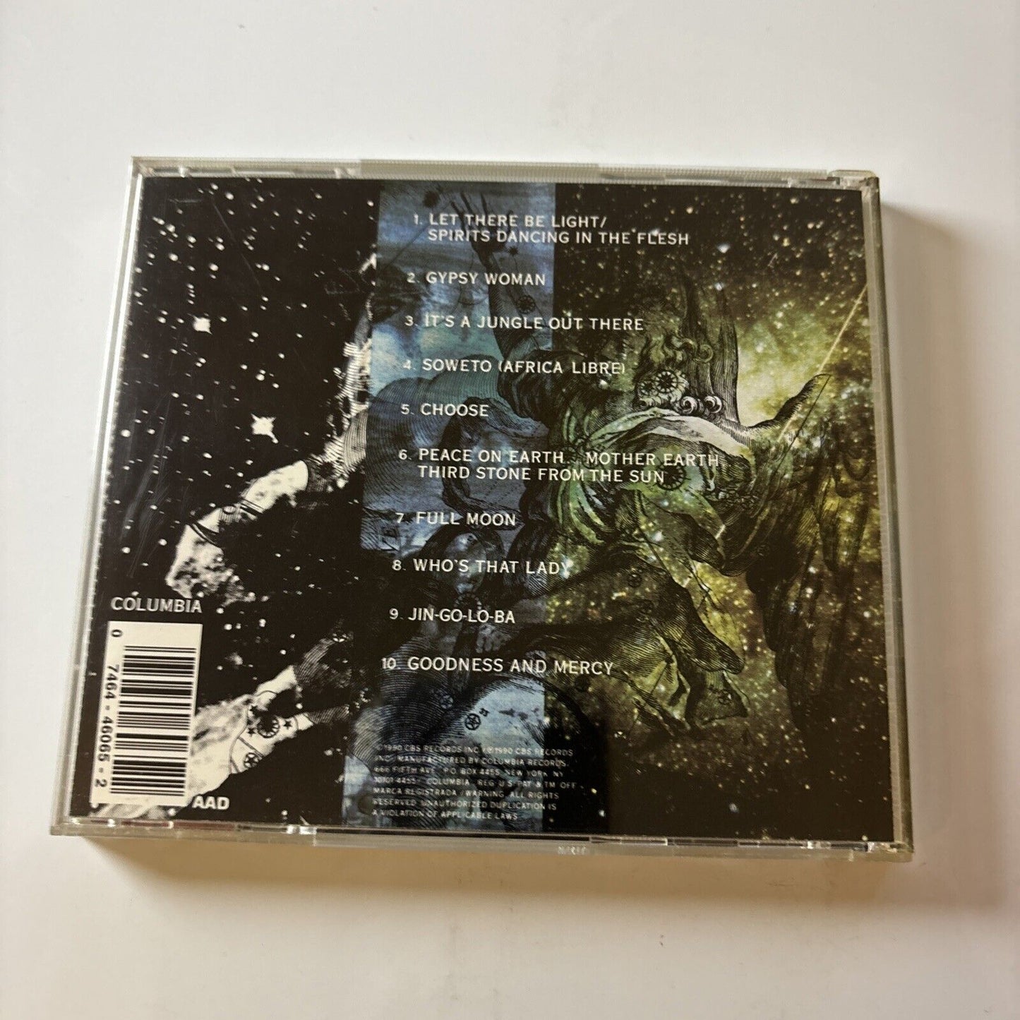 Santana - Spirits Dancing in the Flesh (CD, 1990)