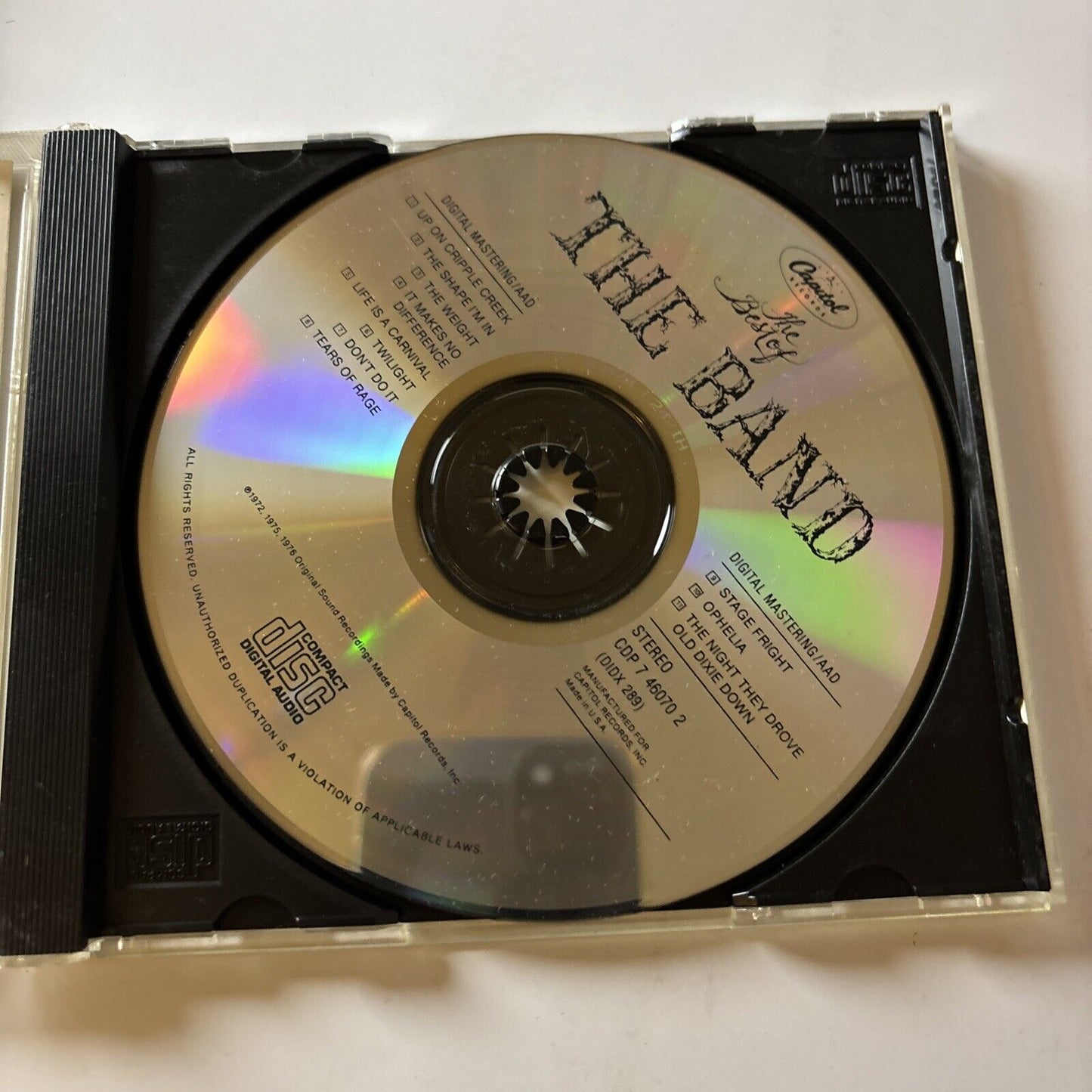 The Band - Best of the Band (CD, 1994)