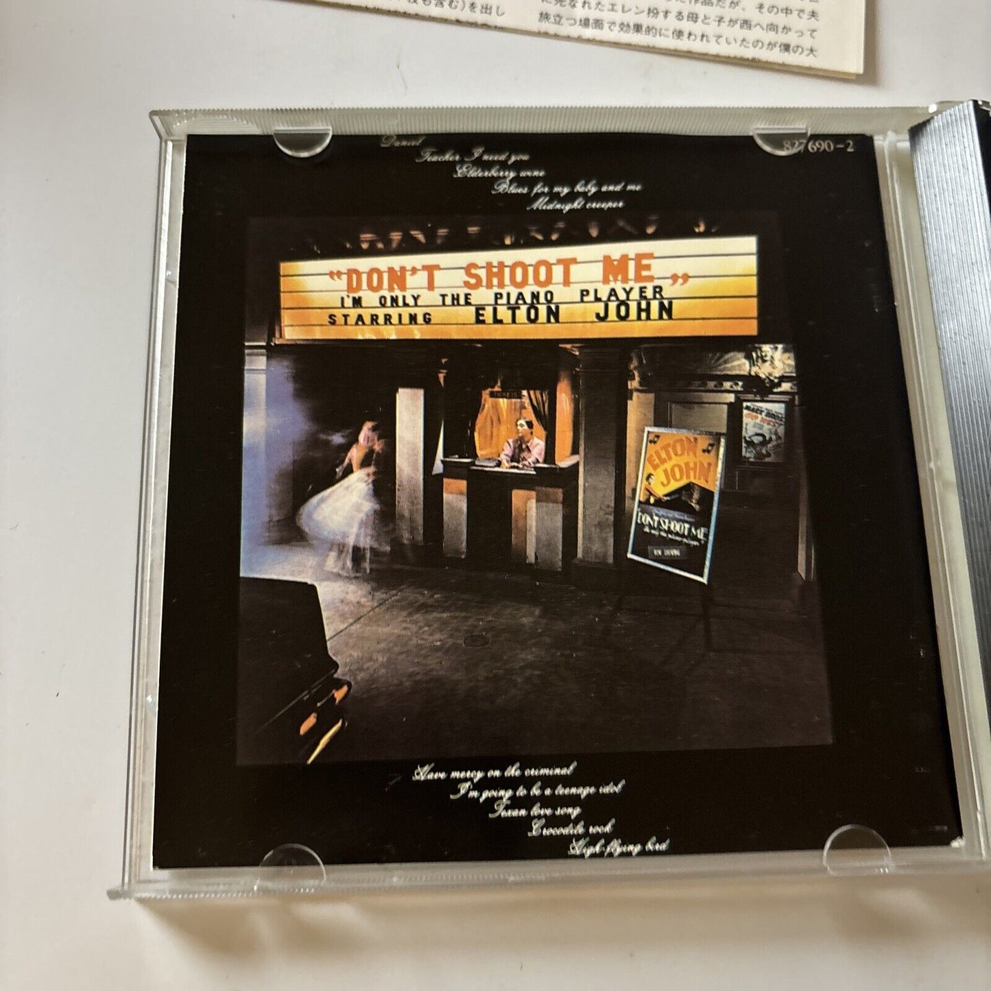 Elton John - Don't Shoot Me I'm Only the Piano Player (CD, 1990) Japan
