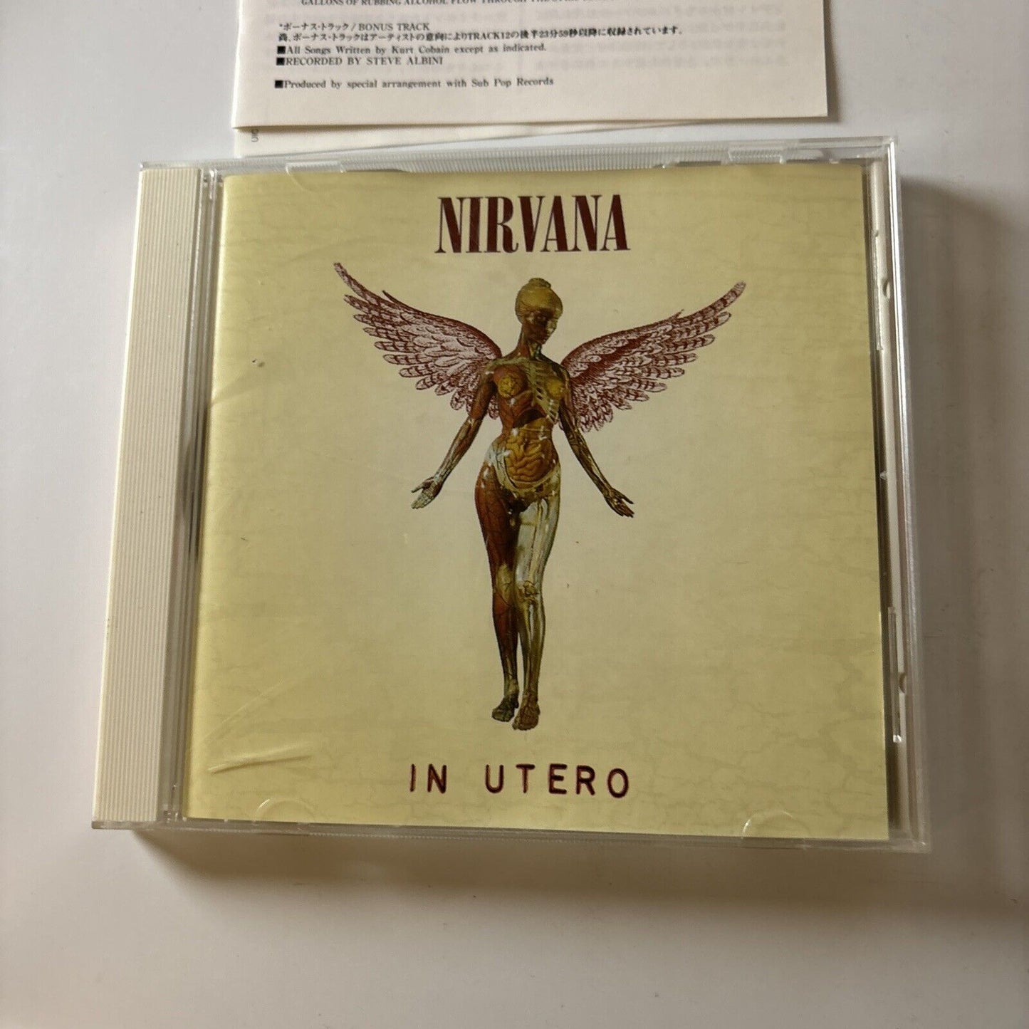 Nirvana - In Utero (CD, 1993) Uicy-9720 Japan