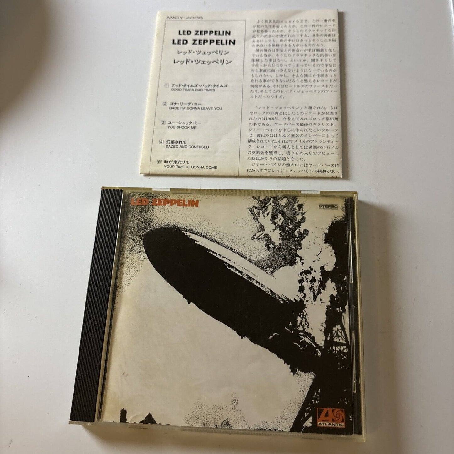 Led Zeppelin by Led Zeppelin (CD, 1969) Japan Amcy-4005