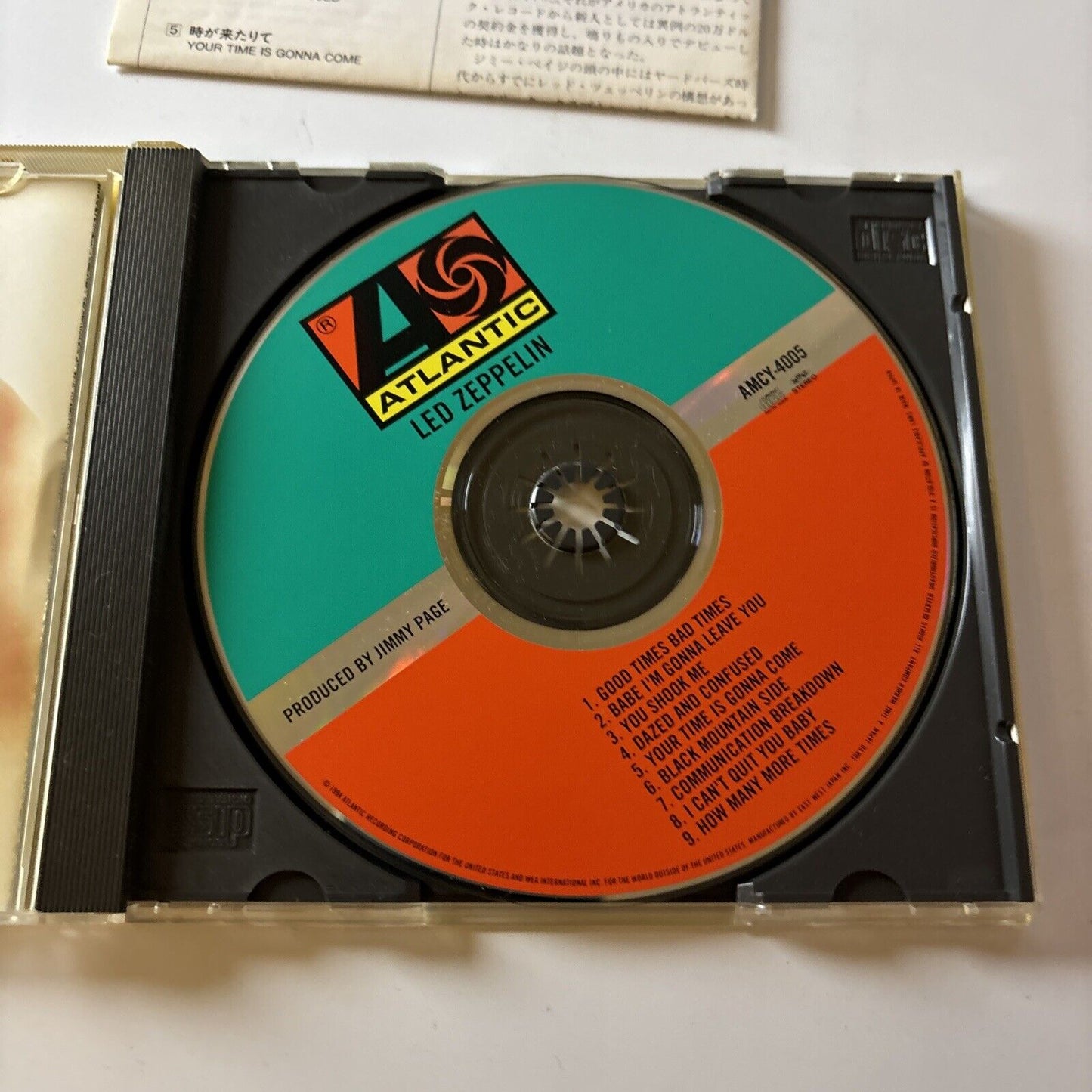 Led Zeppelin by Led Zeppelin (CD, 1969) Japan Amcy-4005