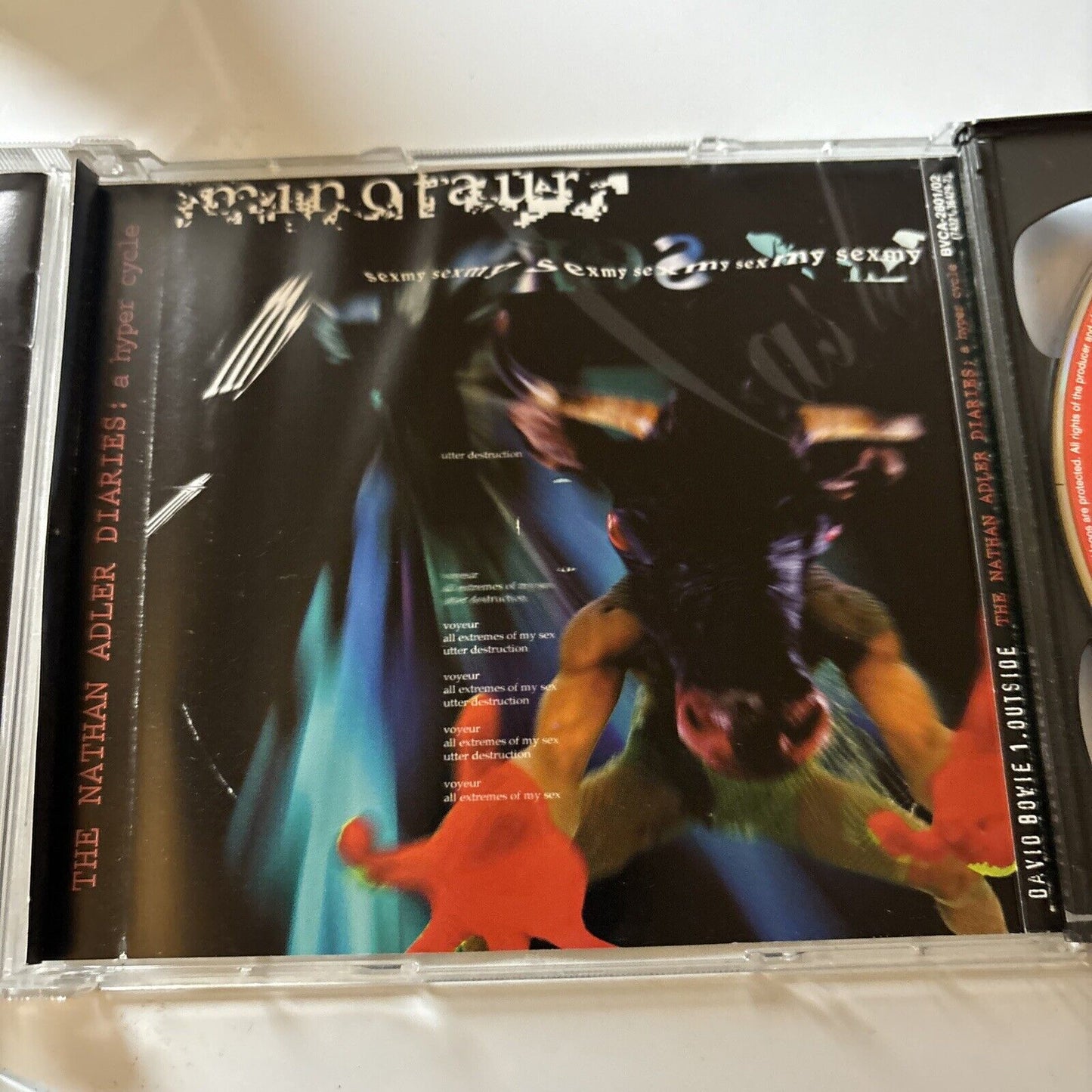 David Bowie - 1.Outside The Nathan Adler (CD, 1996, 2-Disc) Japan Bvca-2801/02