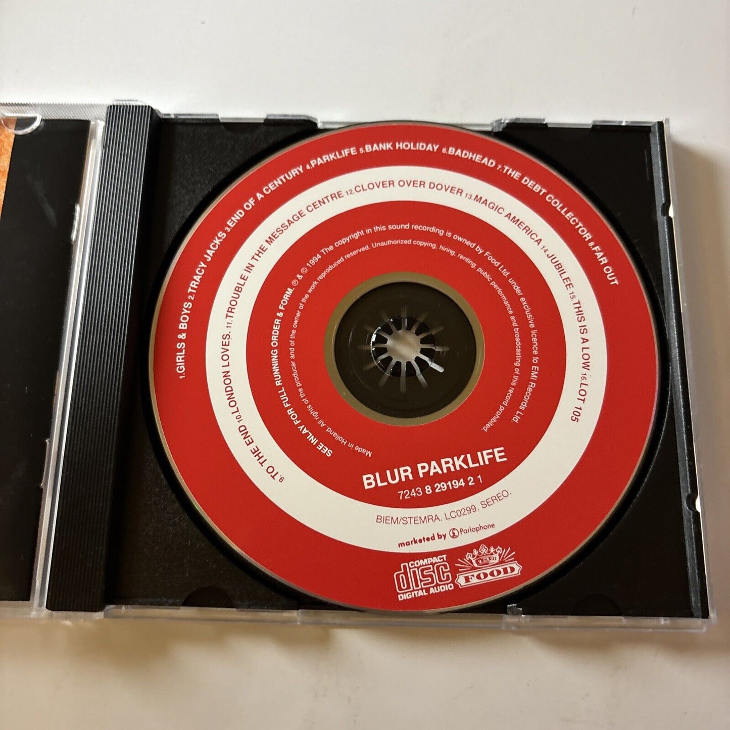 Blur  - Parklife (CD, 1994)