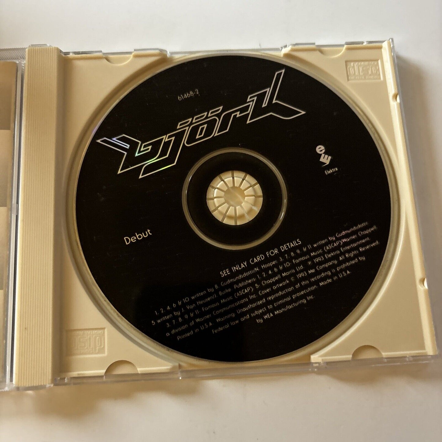 Björk Bjork - Debut (CD, 1993) 961568-2