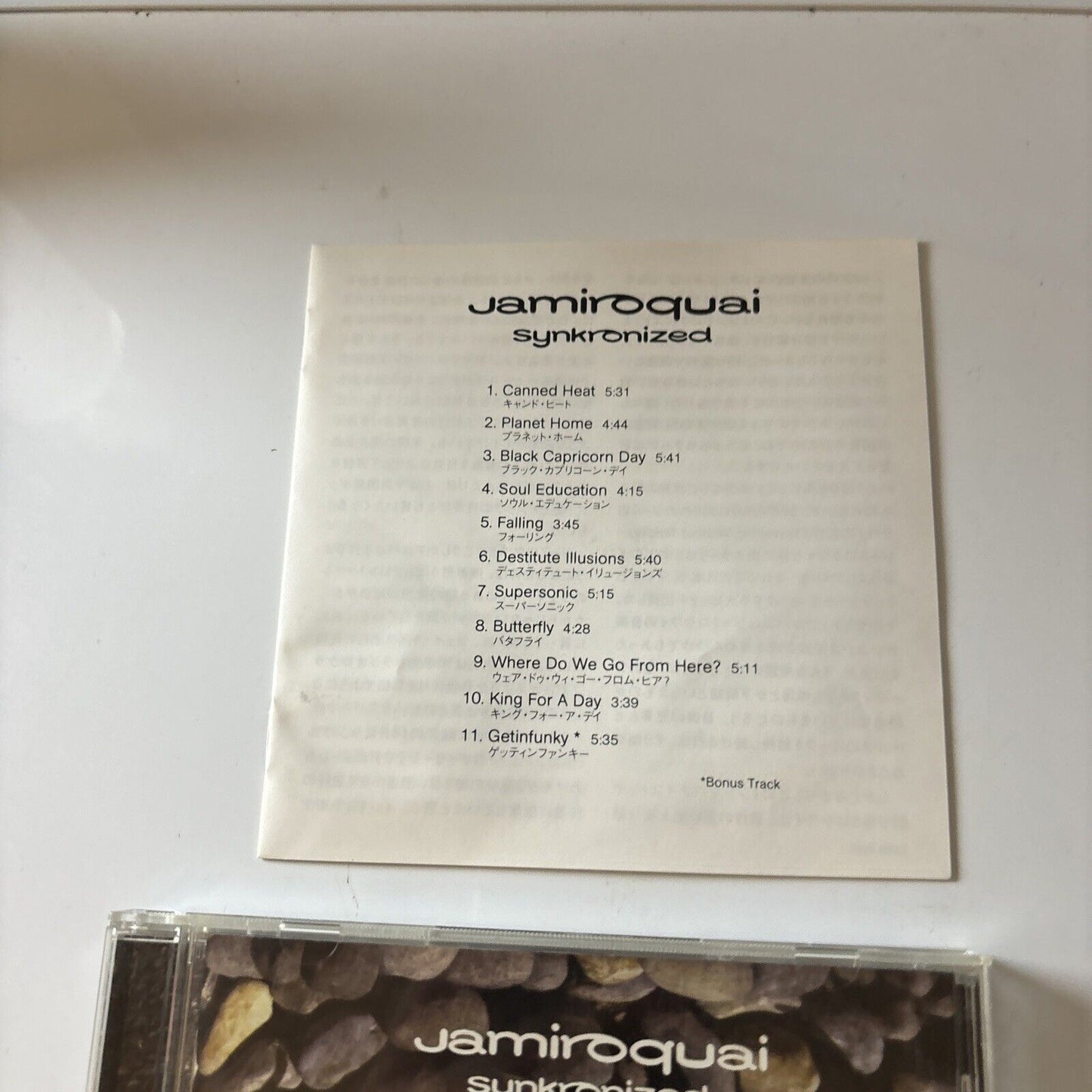 Jamiroquai  - Synkronized (CD, 1999) Japan   Esca-8006
