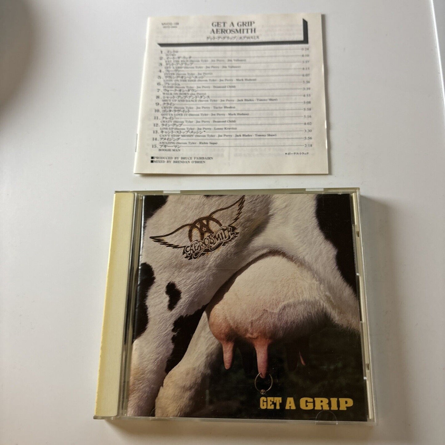 Aerosmith - Get A Grip (CD, 1993) Japan Mvcg-108