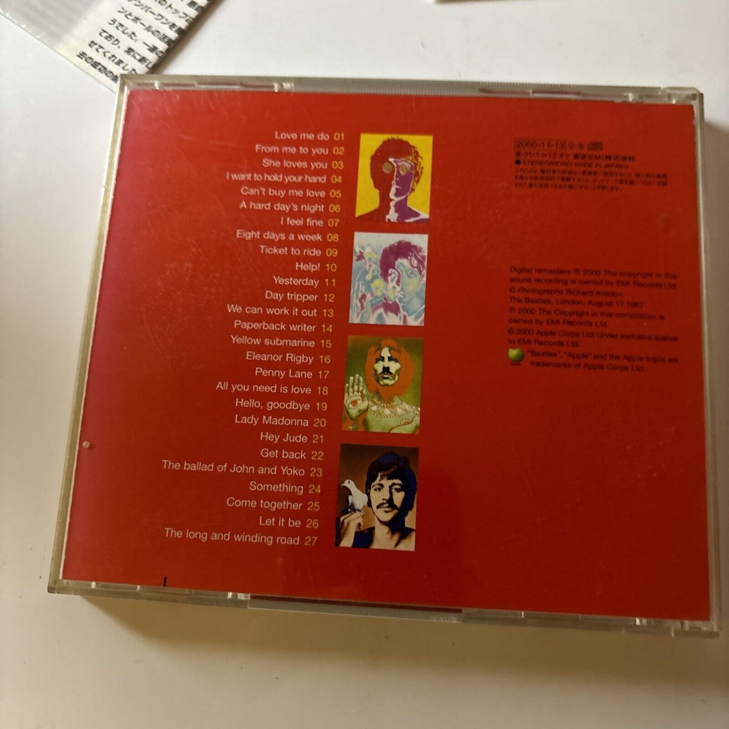 The Beatles - 1 (CD, 2000)   Japan Tocp-65600