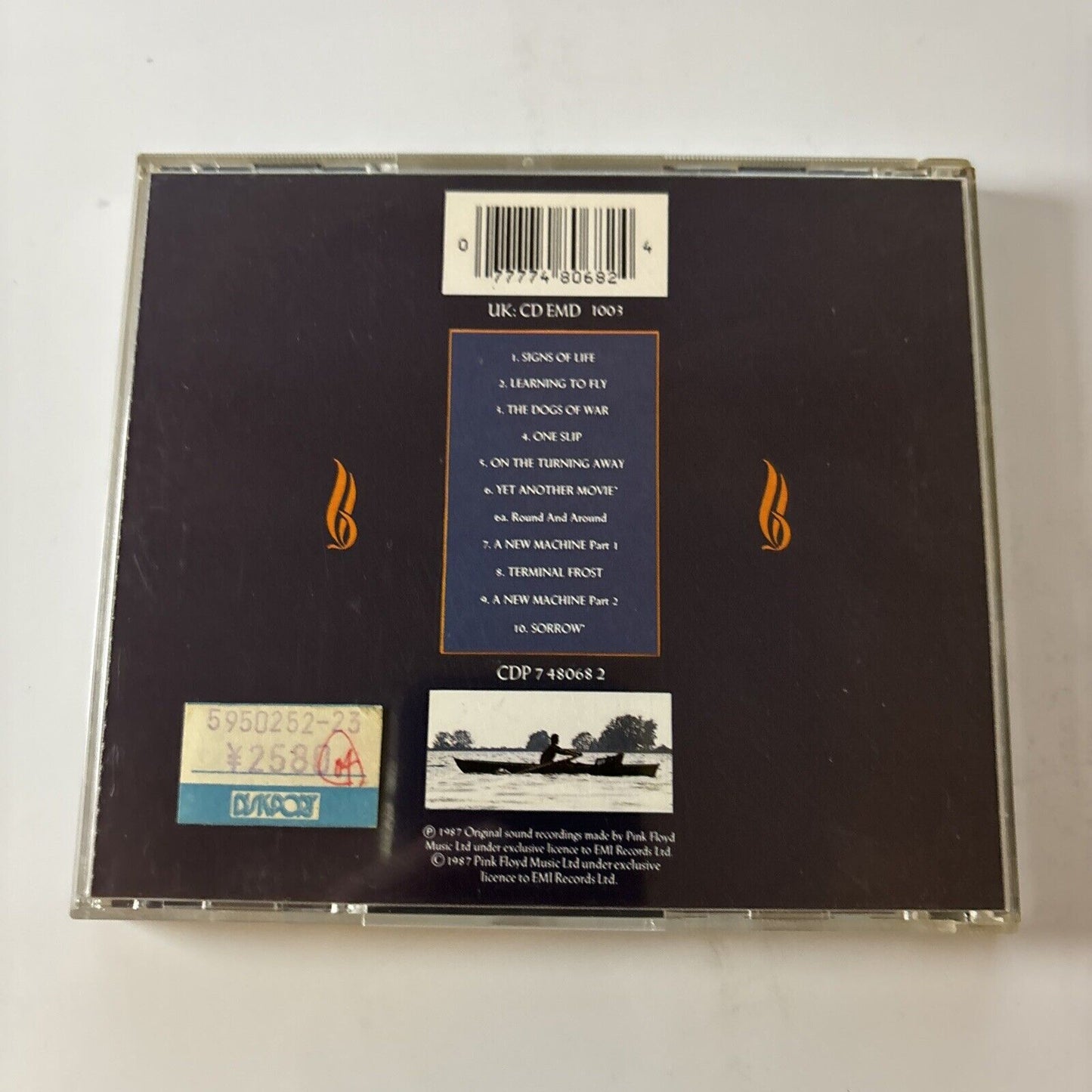 Pink Floyd - Momentary Lapse of Reason (CD, 1987) Cdp-748068-2