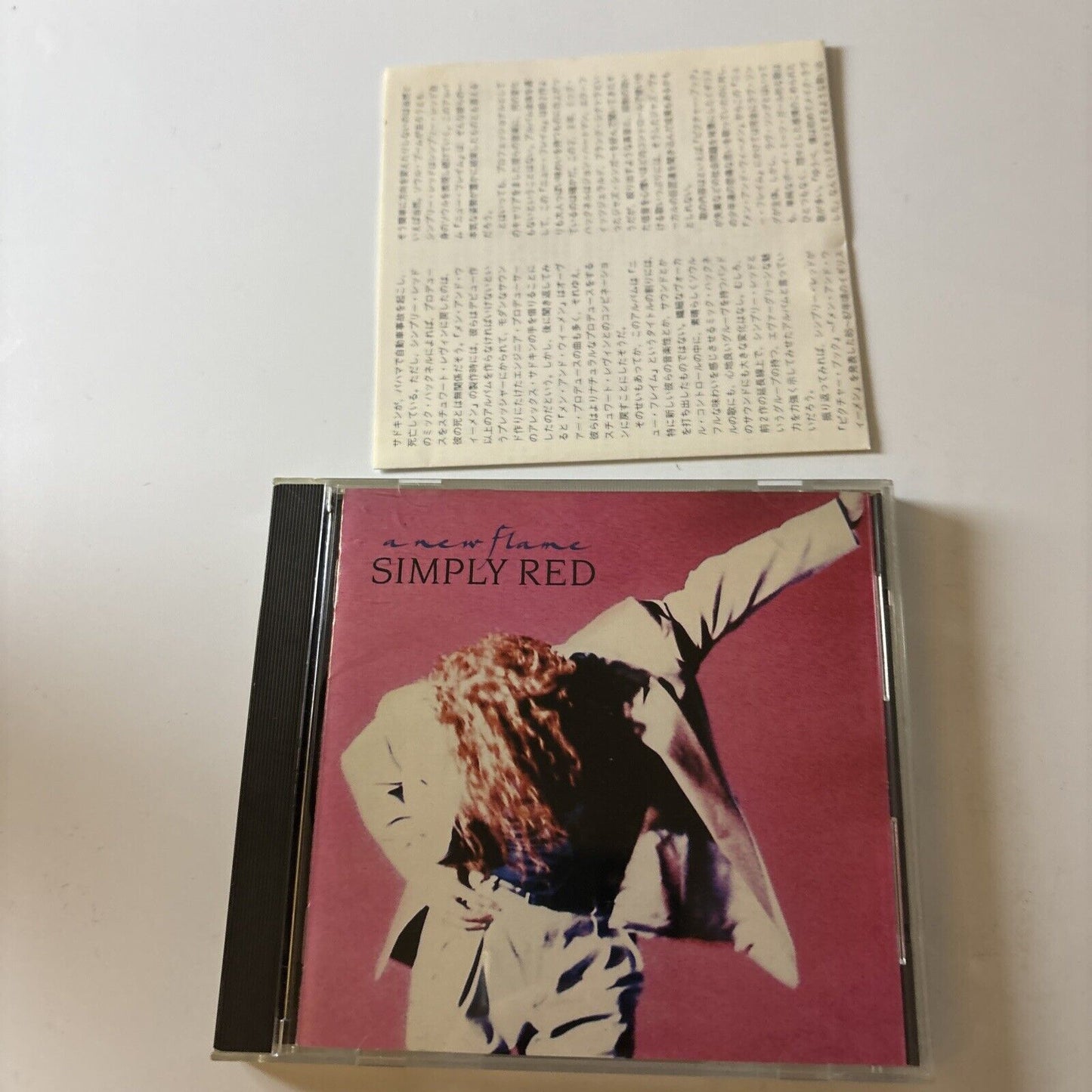 Simple Red - A New Flame (CD, 1989)  Japan 22p2-2636