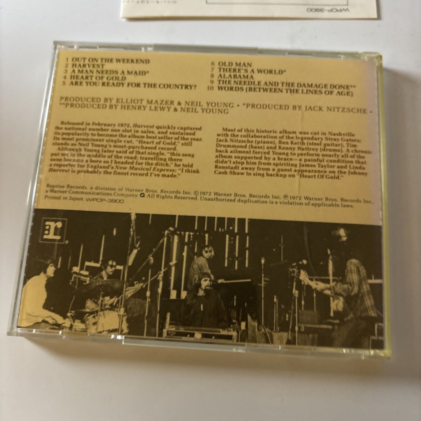 Neil Young - Harvest Moon (CD, 1972) Japan Wpcp-3900