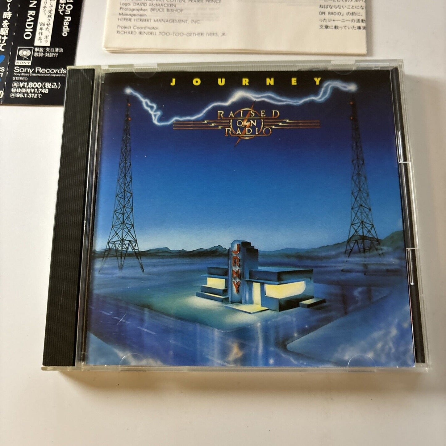 Journey - Raised On Radio (CD, 1986) Obi Japan Srcs-6271