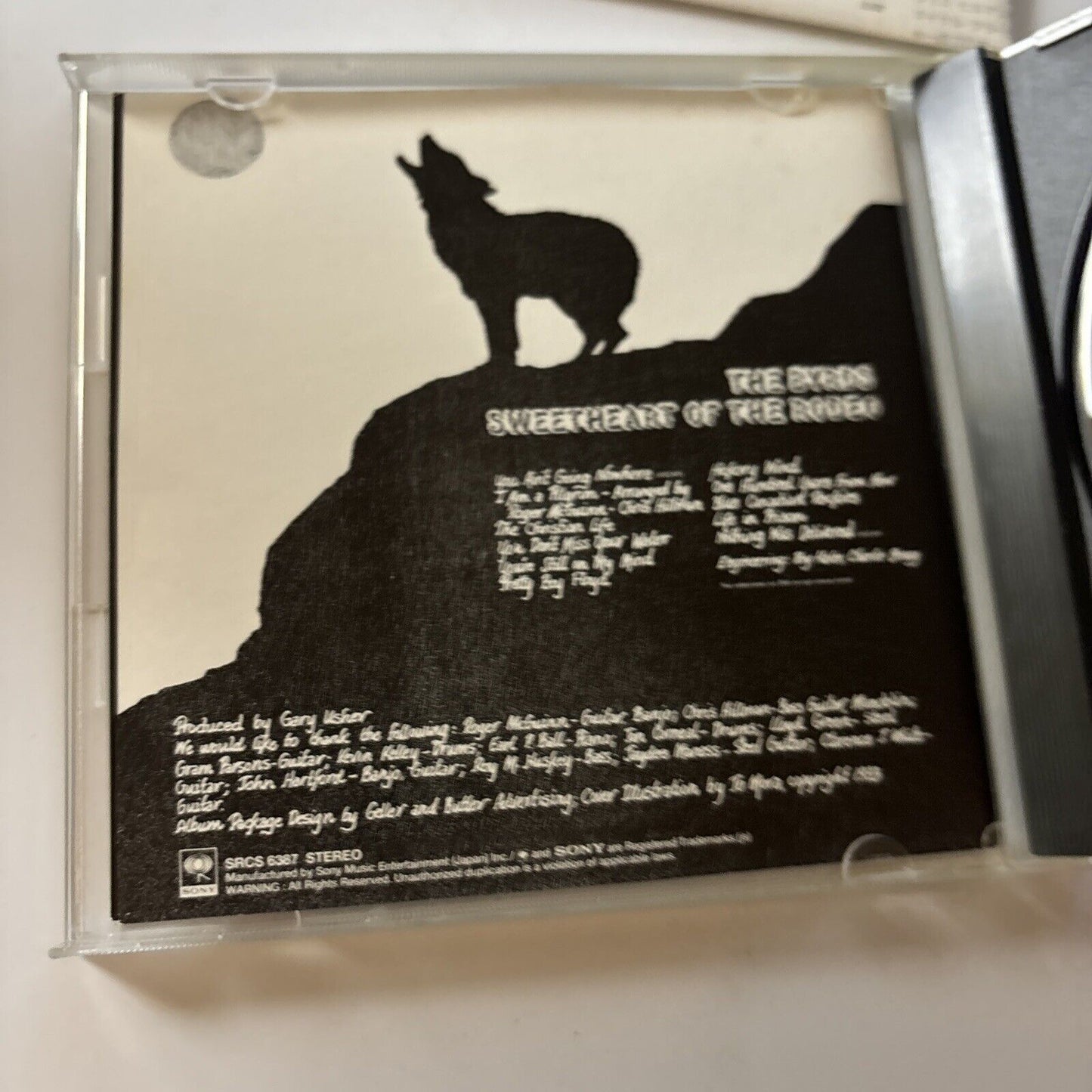 The Byrds - Sweetheart Of The Rodeo (CD, 1994) Japan Srcs-6387