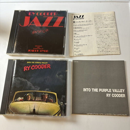Ry Cooder - Jazz / Into The Purple Valley (CD, 2-Disc) Japan 20p2-2093 Wpcp-3157