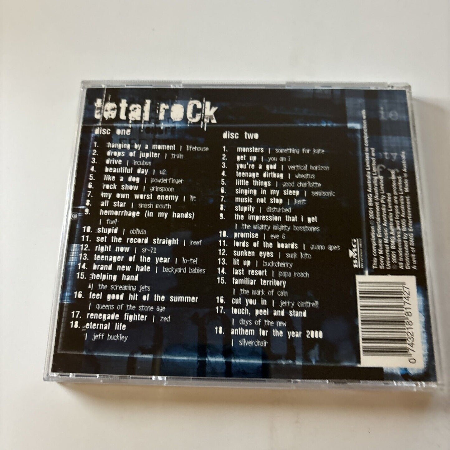 Total Rock by Various Artists (CD, 2002, 2-Disc)