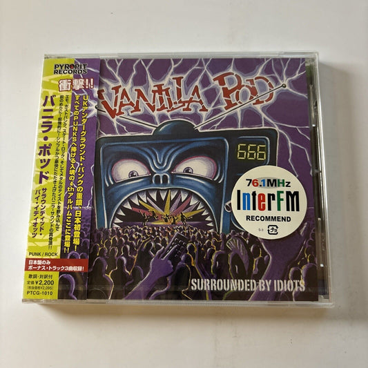 Vanilla Pod - Surrounded By Idiots (CD, 2005) Japan Obi Ptcg-1010 *New Sealed*