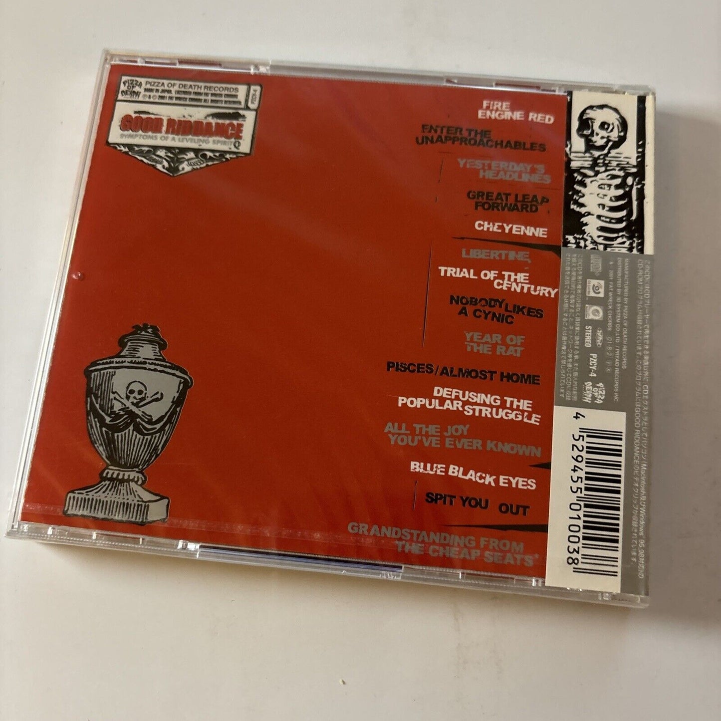 Good Riddance - Symptoms of a Leveling Spirit (CD, 2001) Japan Obi Pzcy-4 New