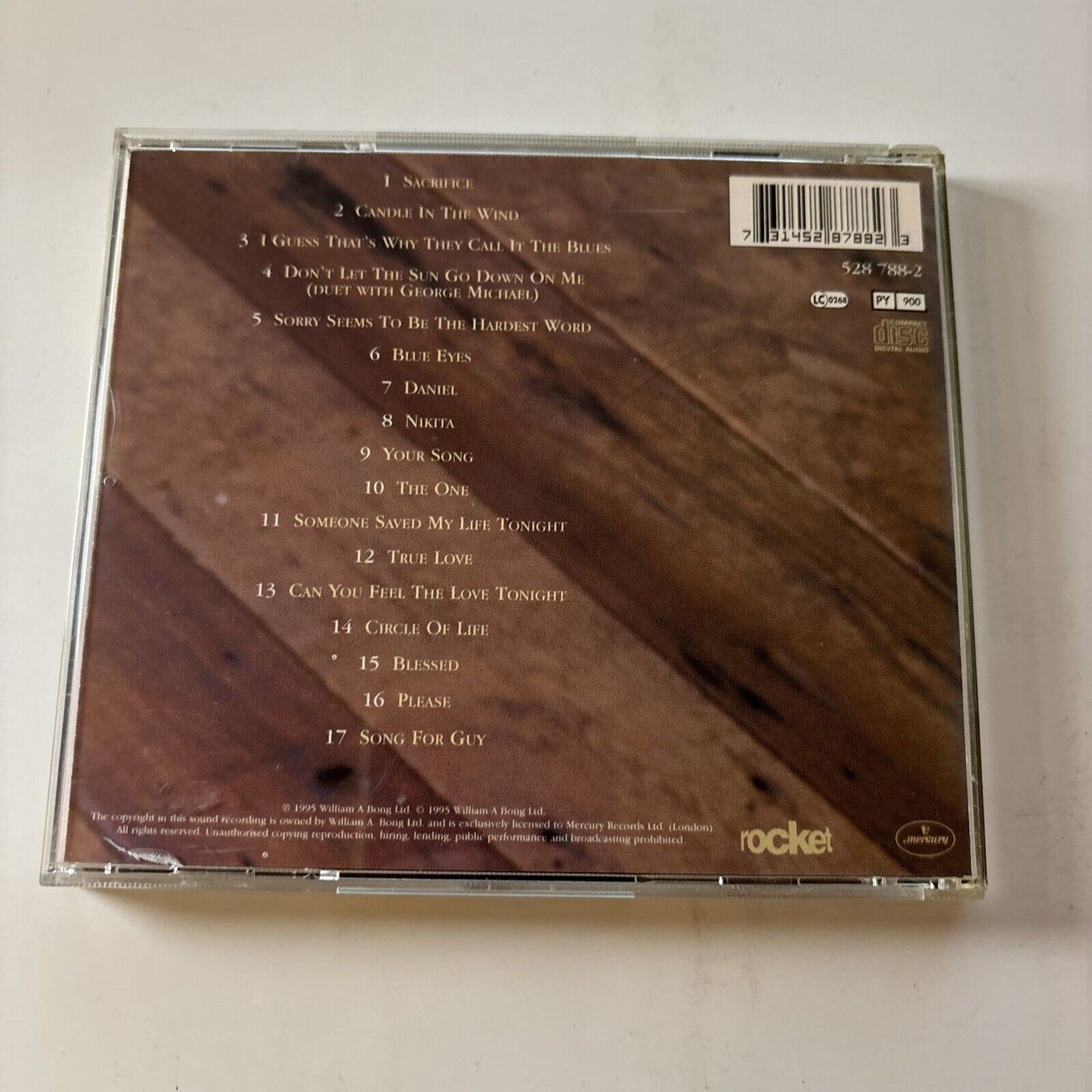 Elton John - Love Songs (CD, 1995) 528788-2