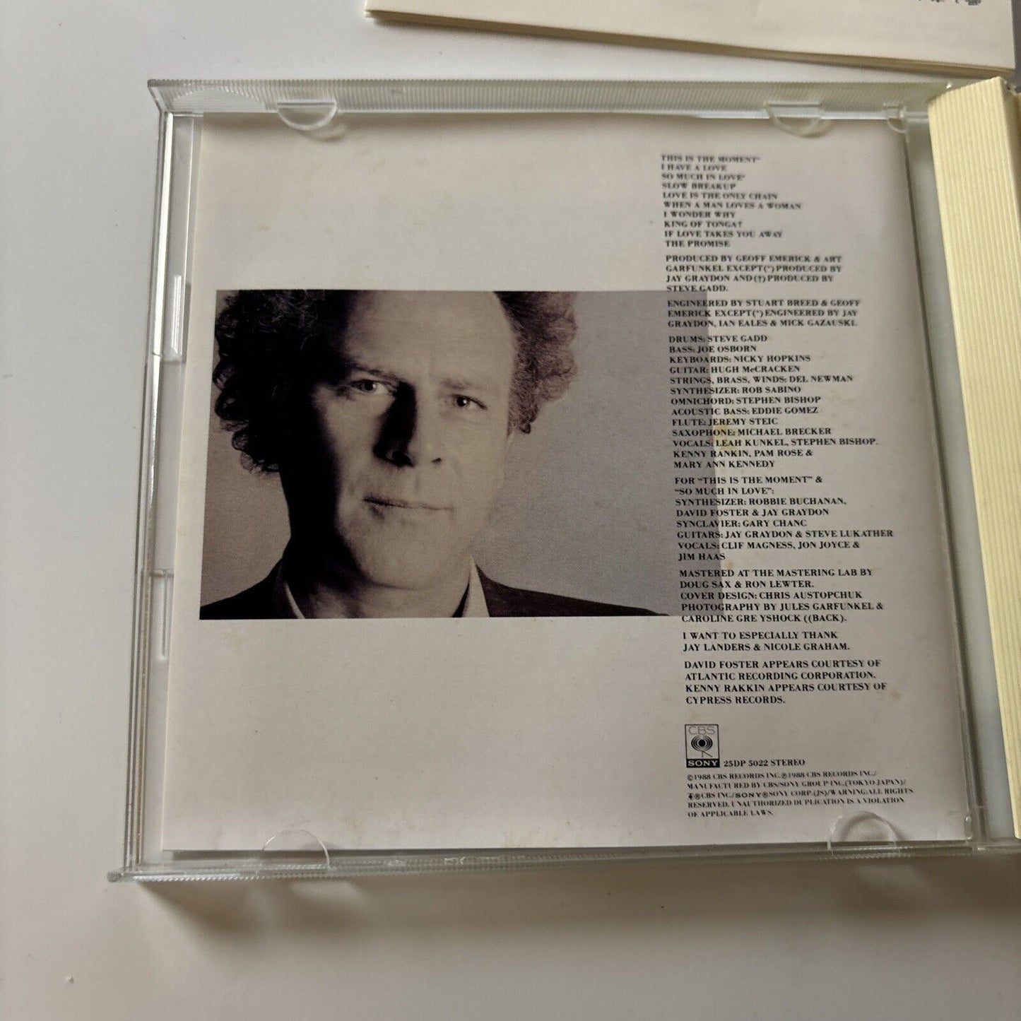 Art Garfunkel - Lefty (CD, 1988) Japan  25dp-5022