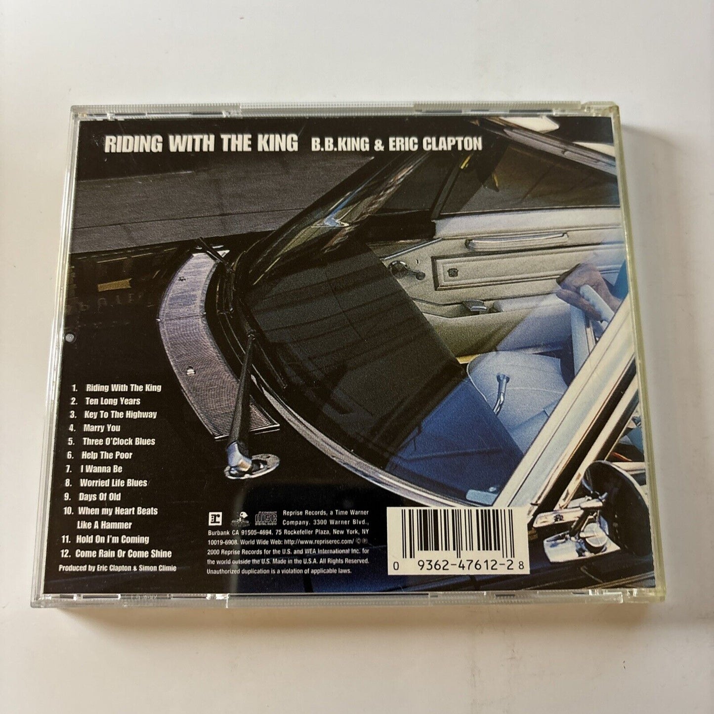 B.B. King & Eric Clapton - Riding with the King (CD, 2000)