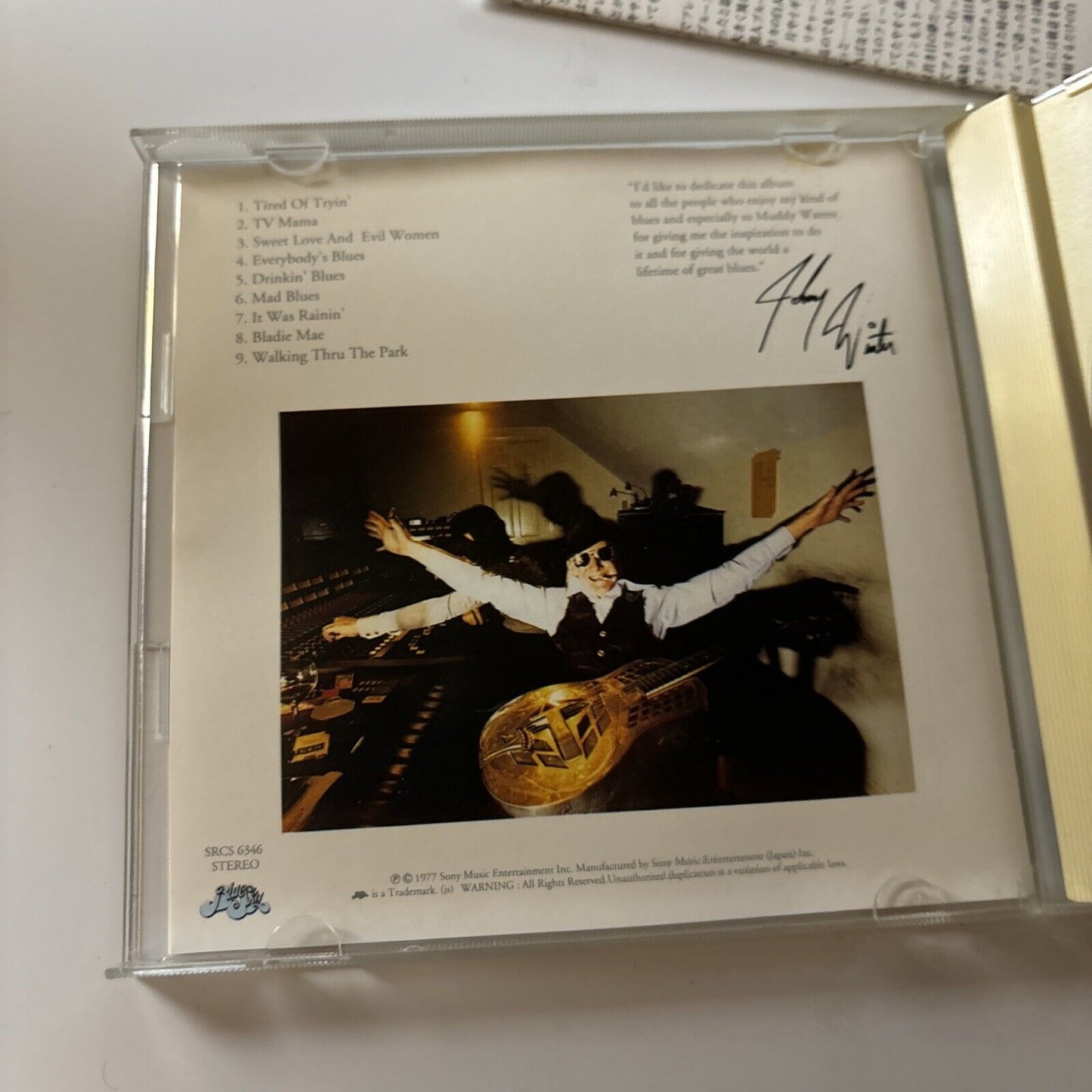 Johnny Winter - Nothin' But The Blues (CD, 1977) Japan Srcs-6346