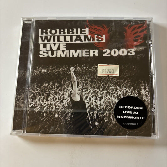 Robbie Williams - Live: Summer 2003 (CD, 2003) *New Sealed*