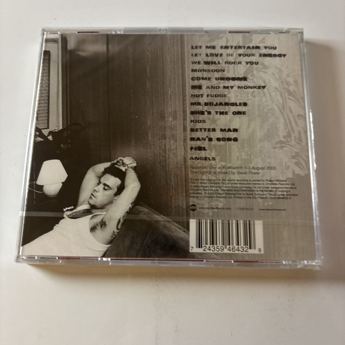 Robbie Williams - Live: Summer 2003 (CD, 2003) *New Sealed*