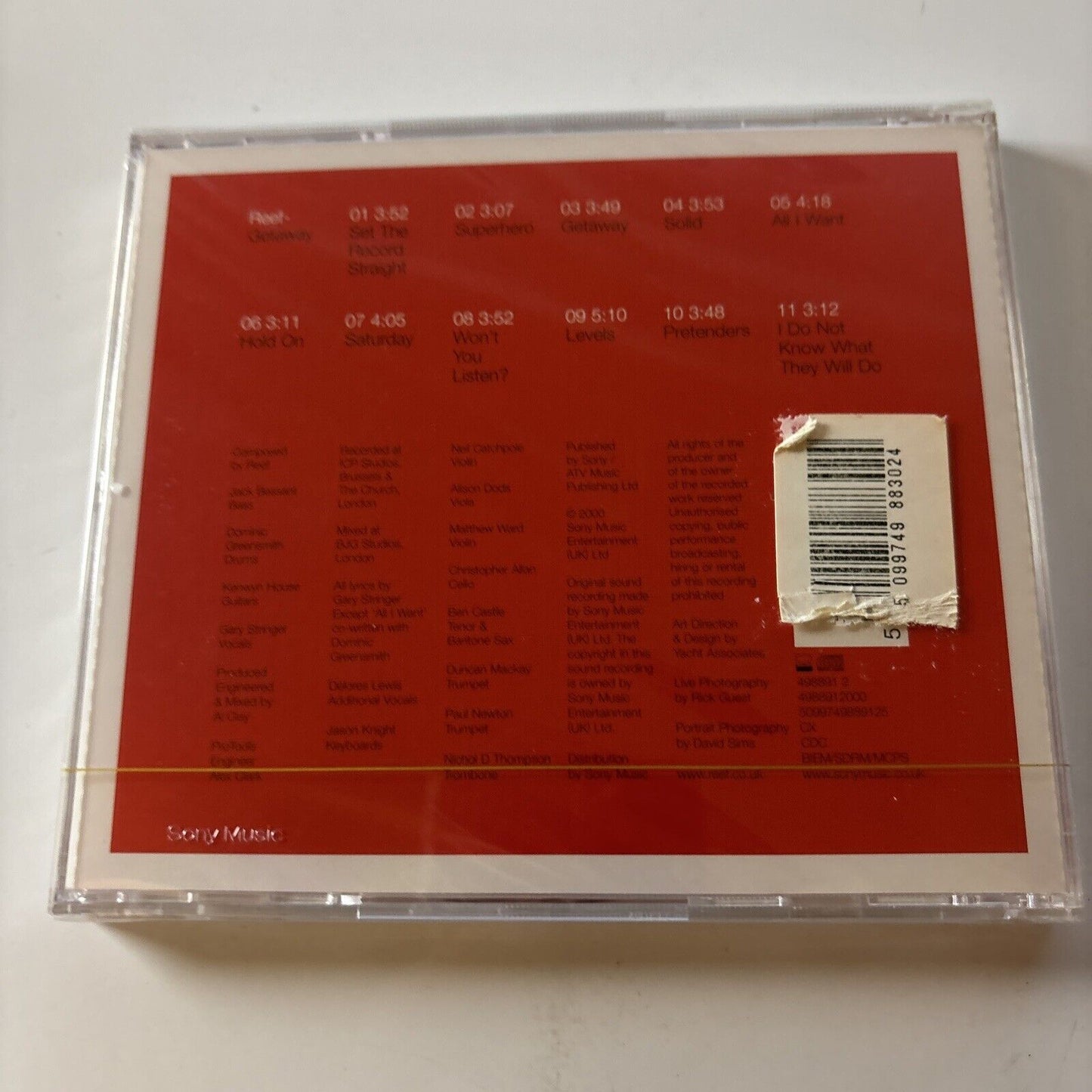 Reef - Getaway (CD, 2000) *New Sealed* 498891 2