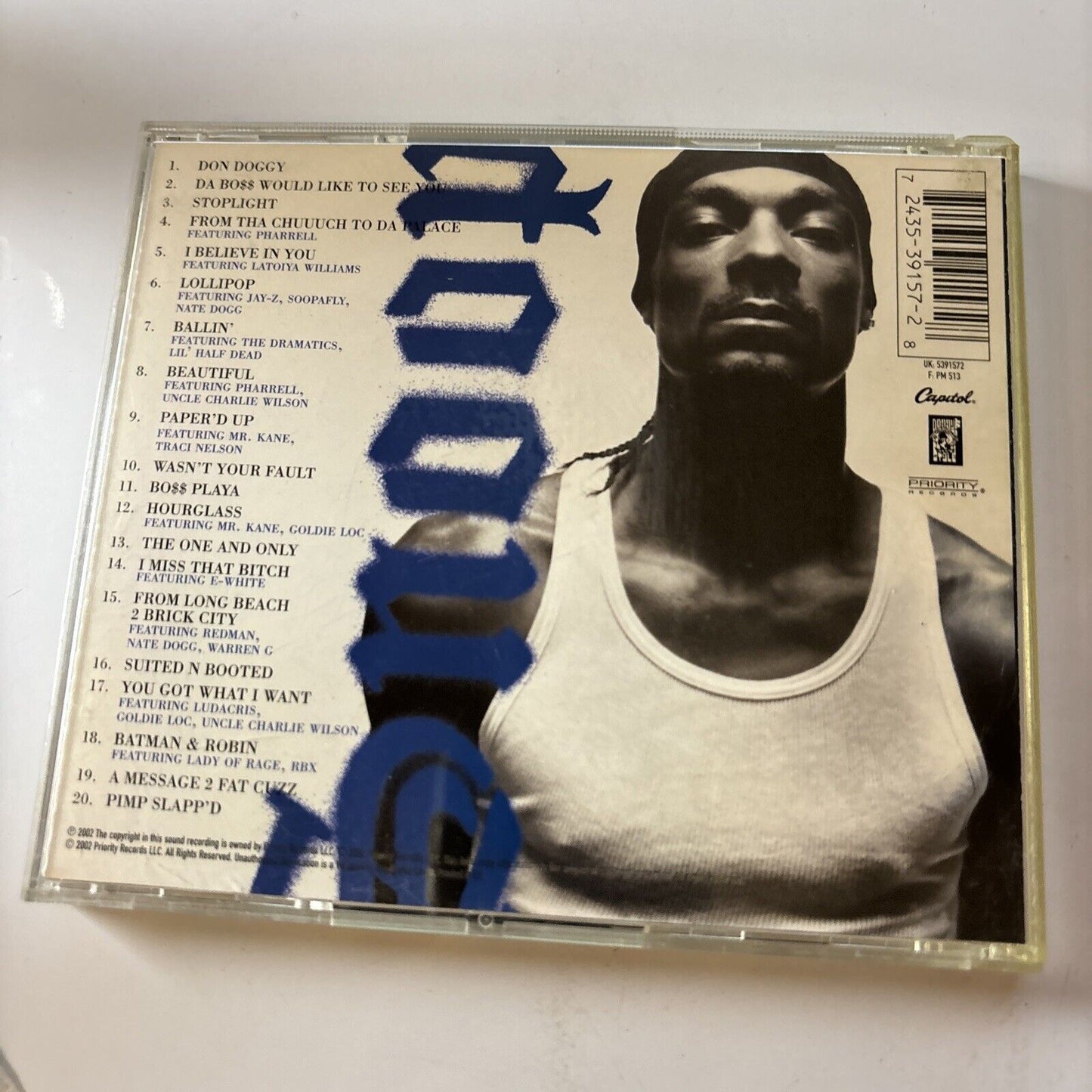 Snoop Dogg - Paid tha Cost to Be da Bo$$ (CD, 2002)