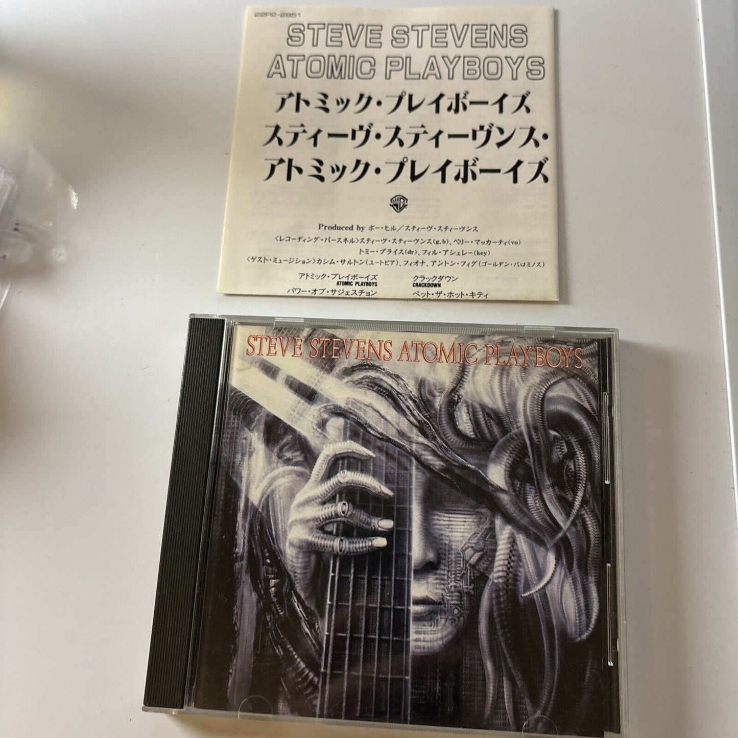 Steve Stevens - Atomic Playboys (CD, 1989) Japan 22p2-2951