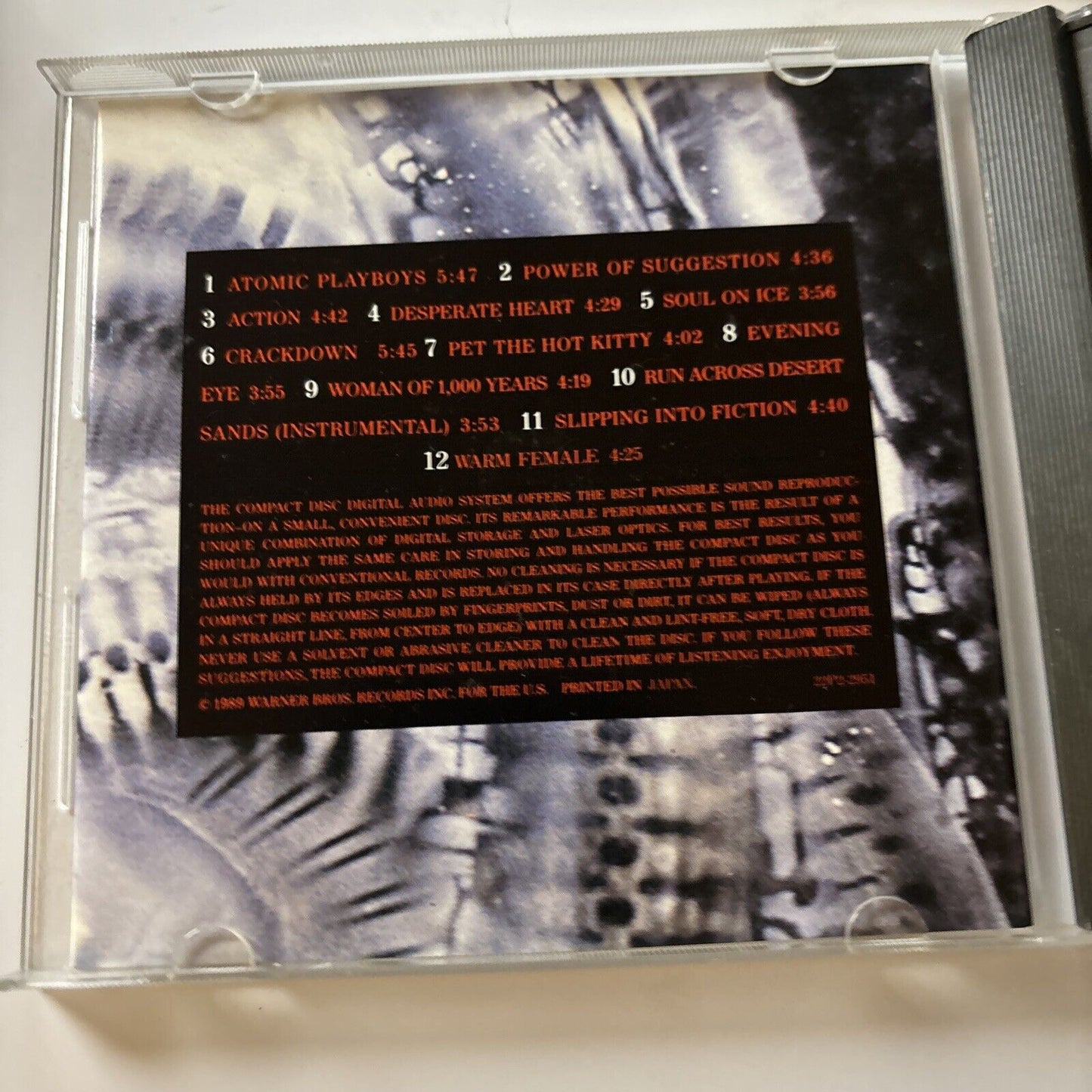 Steve Stevens - Atomic Playboys (CD, 1989) Japan 22p2-2951