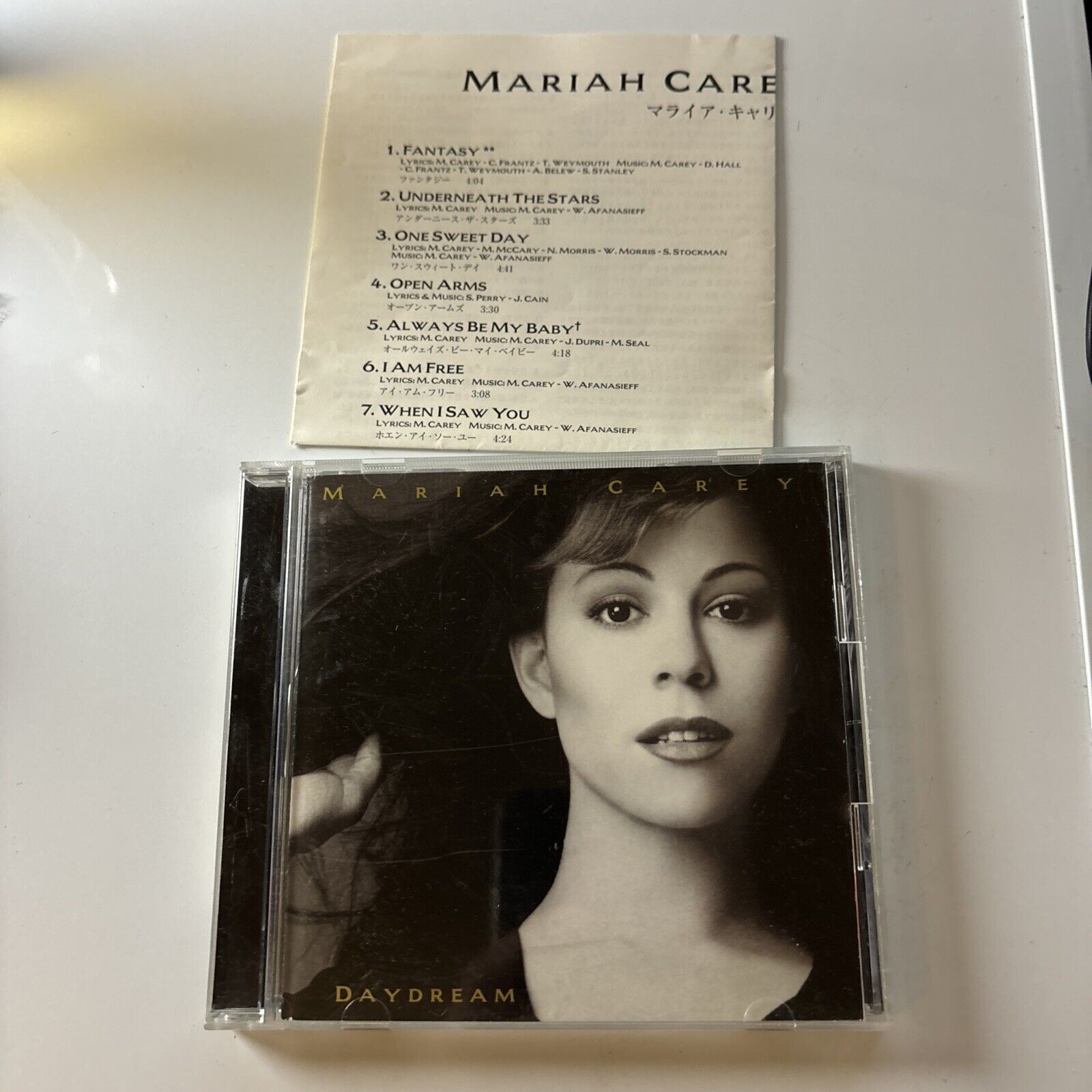 Mariah Carey - Daydream [Bonus Japan Track] (CD, 1995) Japan Srcs-7821 ...