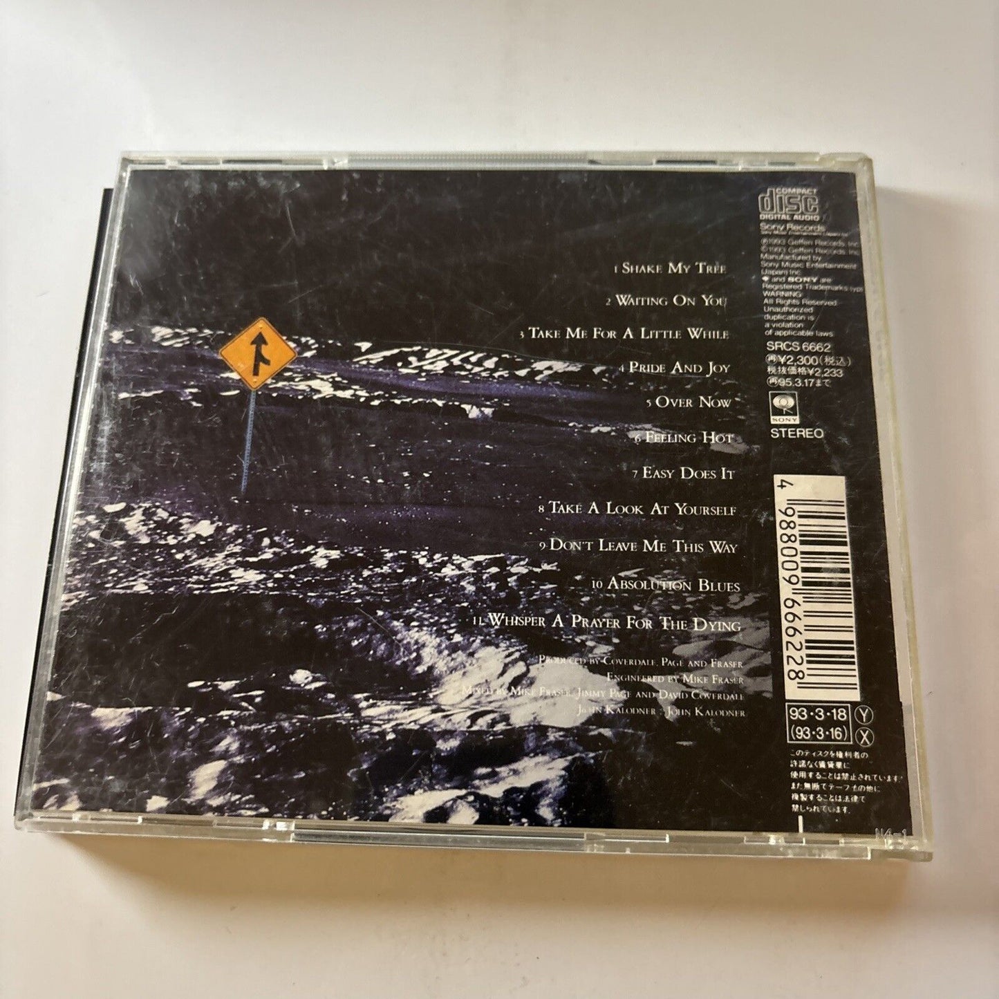 Coverdale - Page (CD, 1995)  Srcs-6662 Japan