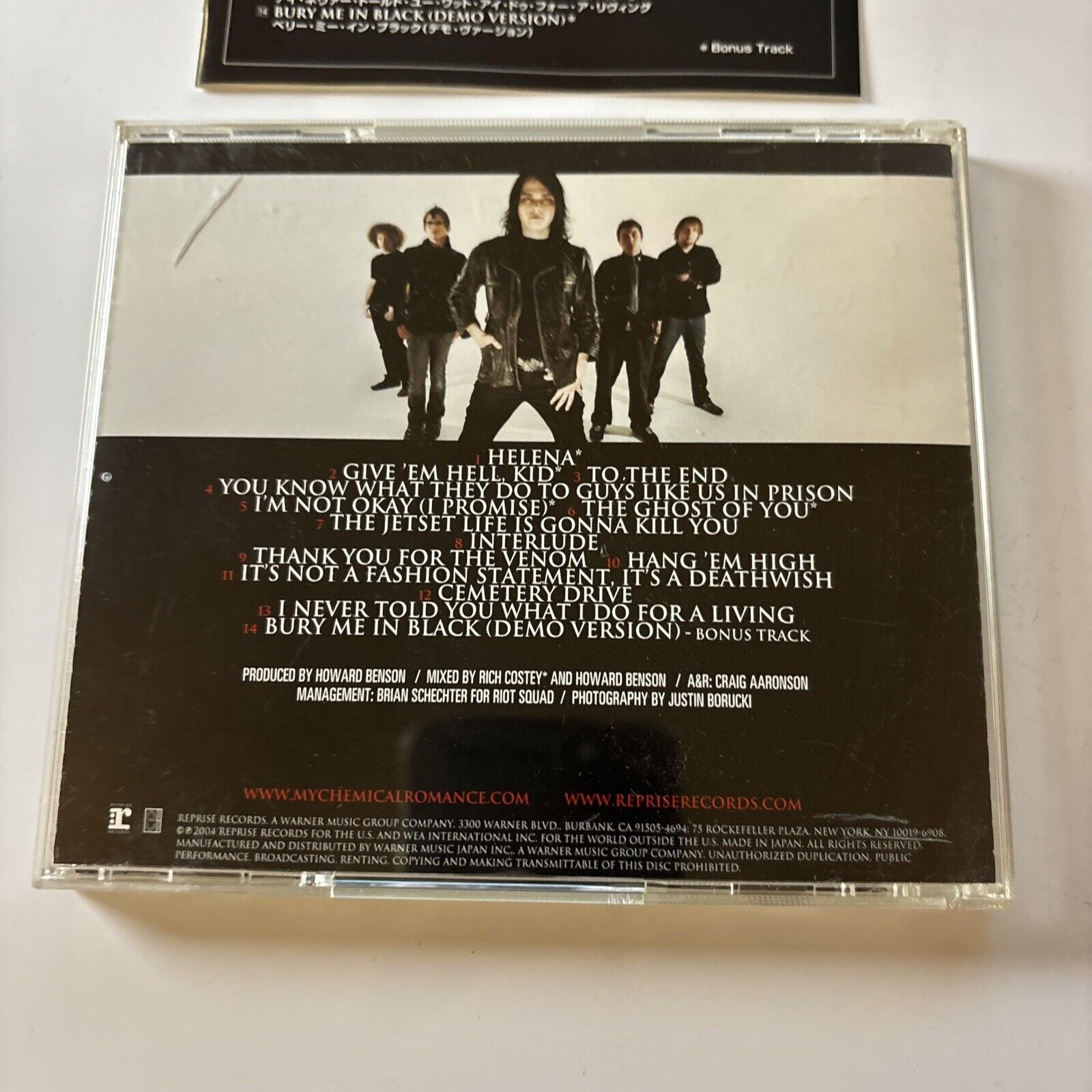 My Chemical Romance - Three Cheers For Sweet Revenge (CD, 2004